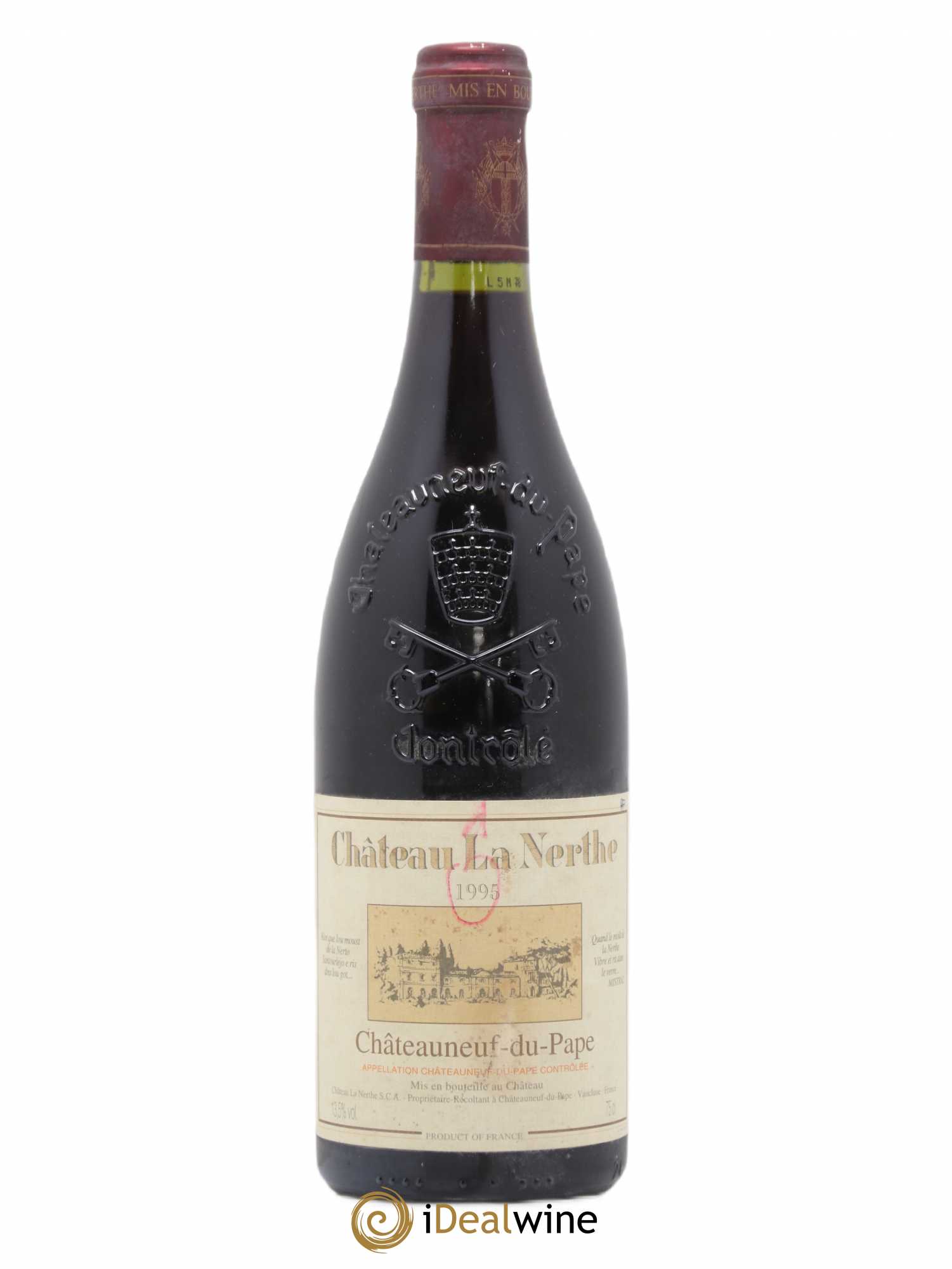 Châteauneuf-du-Pape Château la Nerthe Famille Richard 1995 - Lot de 1 bouteille - 0