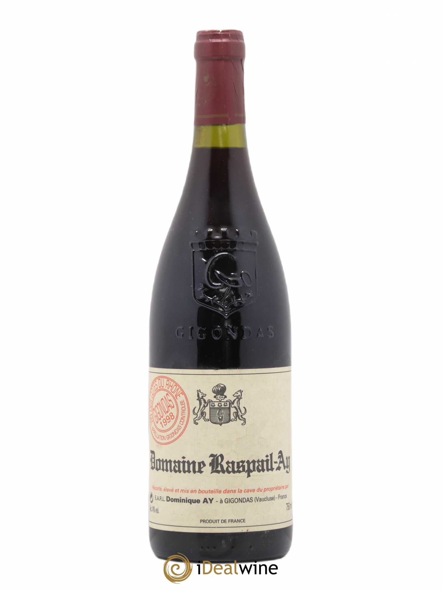 Gigondas Raspail-Ay 1998 - Posten von 1 Flasche - 0