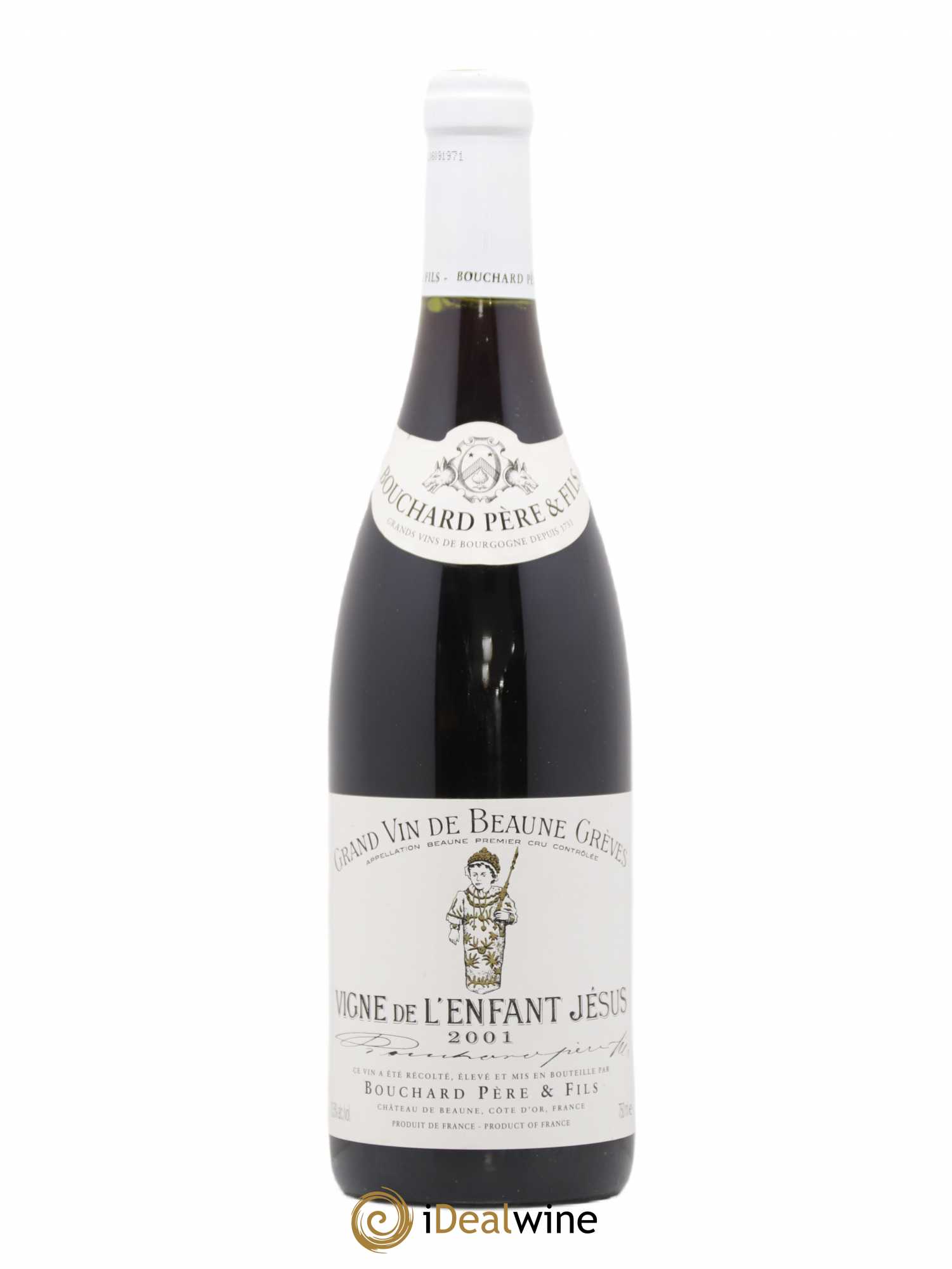Beaune 1er Cru Grèves - Vigne de l'Enfant Jésus Bouchard Père & Fils 2001 - Lot de 1 bouteille - 0