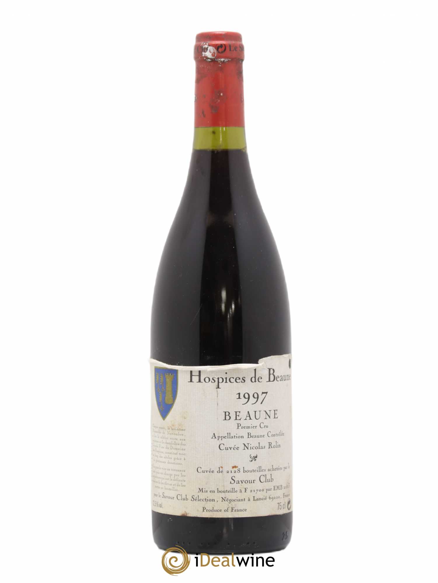 Beaune 1er Cru Hospices de Beaune Cuvée Nicolas Rolin Le Savour Club 1997 - Lot de 1 bouteille - 0
