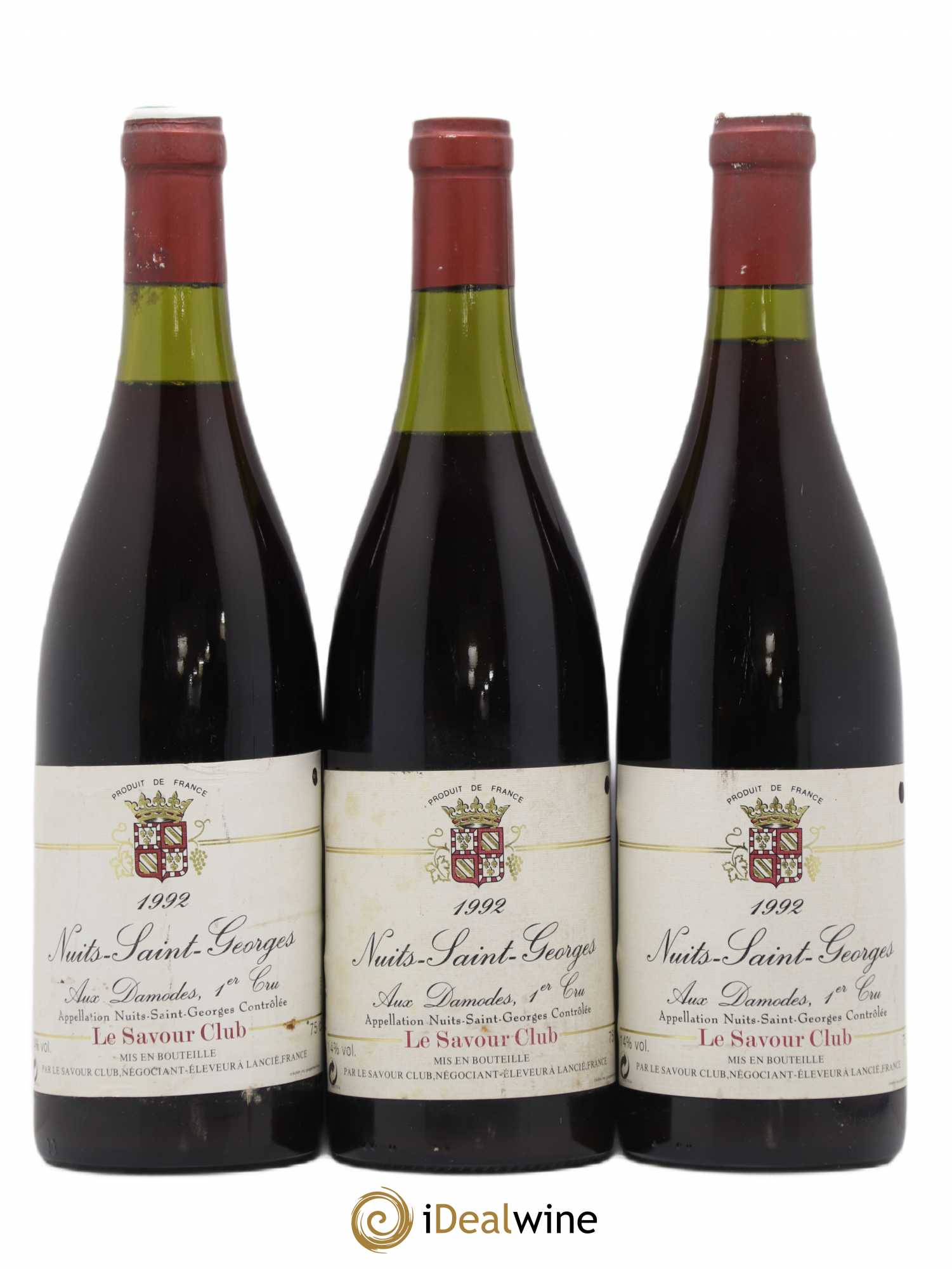 Nuits-Saint-Georges 1er Cru Aux Damodes Le Savour Club 1992 - Posten von 3 Flaschen - 0