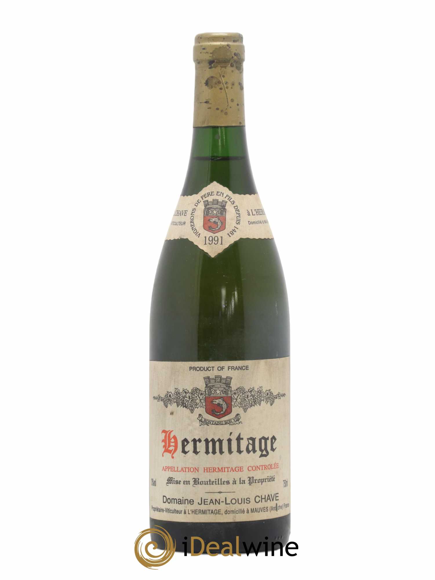 Hermitage Jean-Louis Chave 1991 - Lot de 1 bouteille - 0