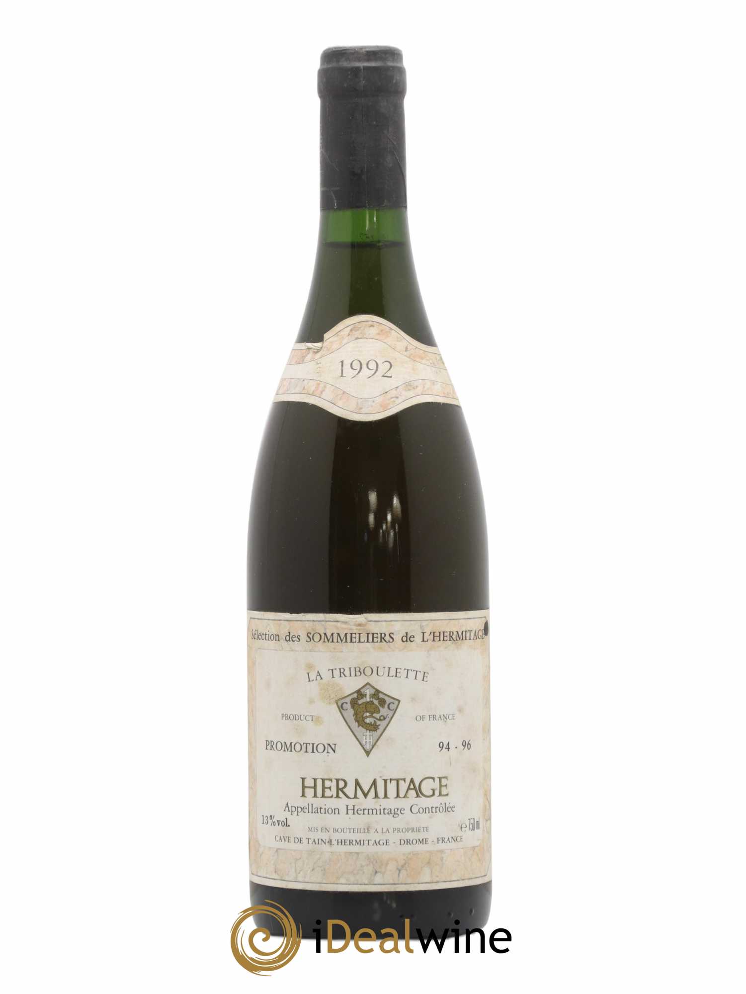 Hermitage La Triboulette 1992 - Posten von 1 Flasche - 0