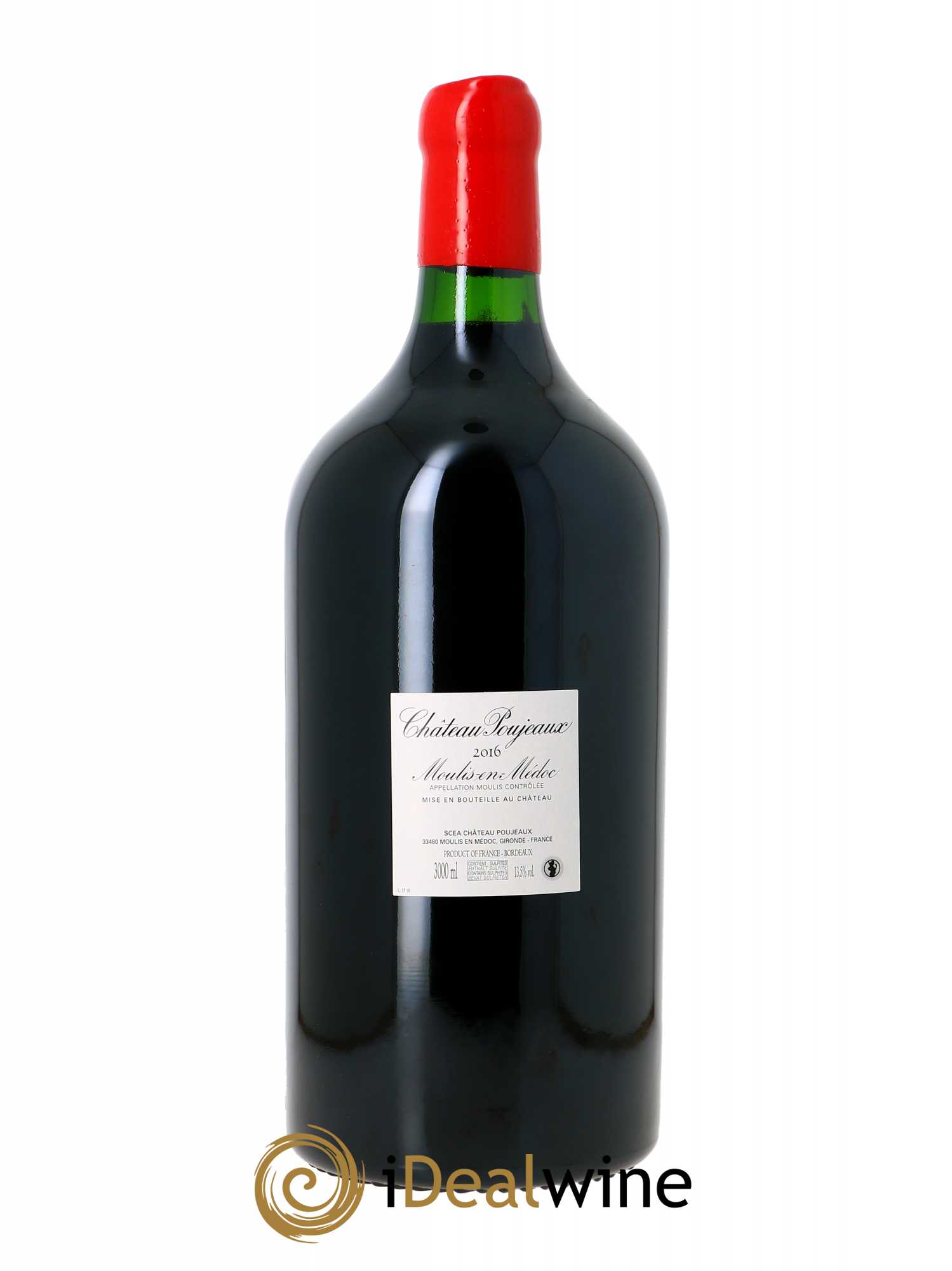 Château Poujeaux 2016 - Lot de 1 double magnum - 1
