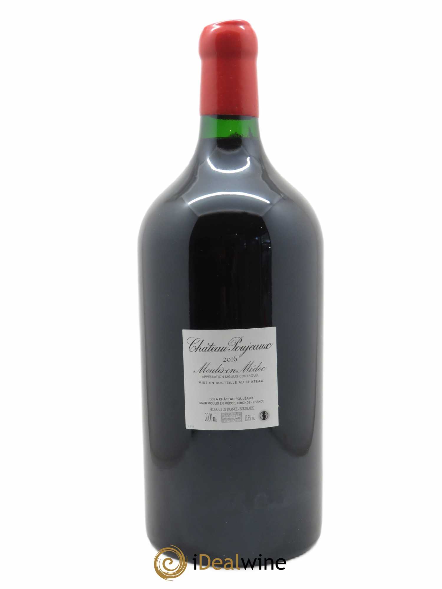 Château Poujeaux 2016 - Lot de 1 double magnum - 2