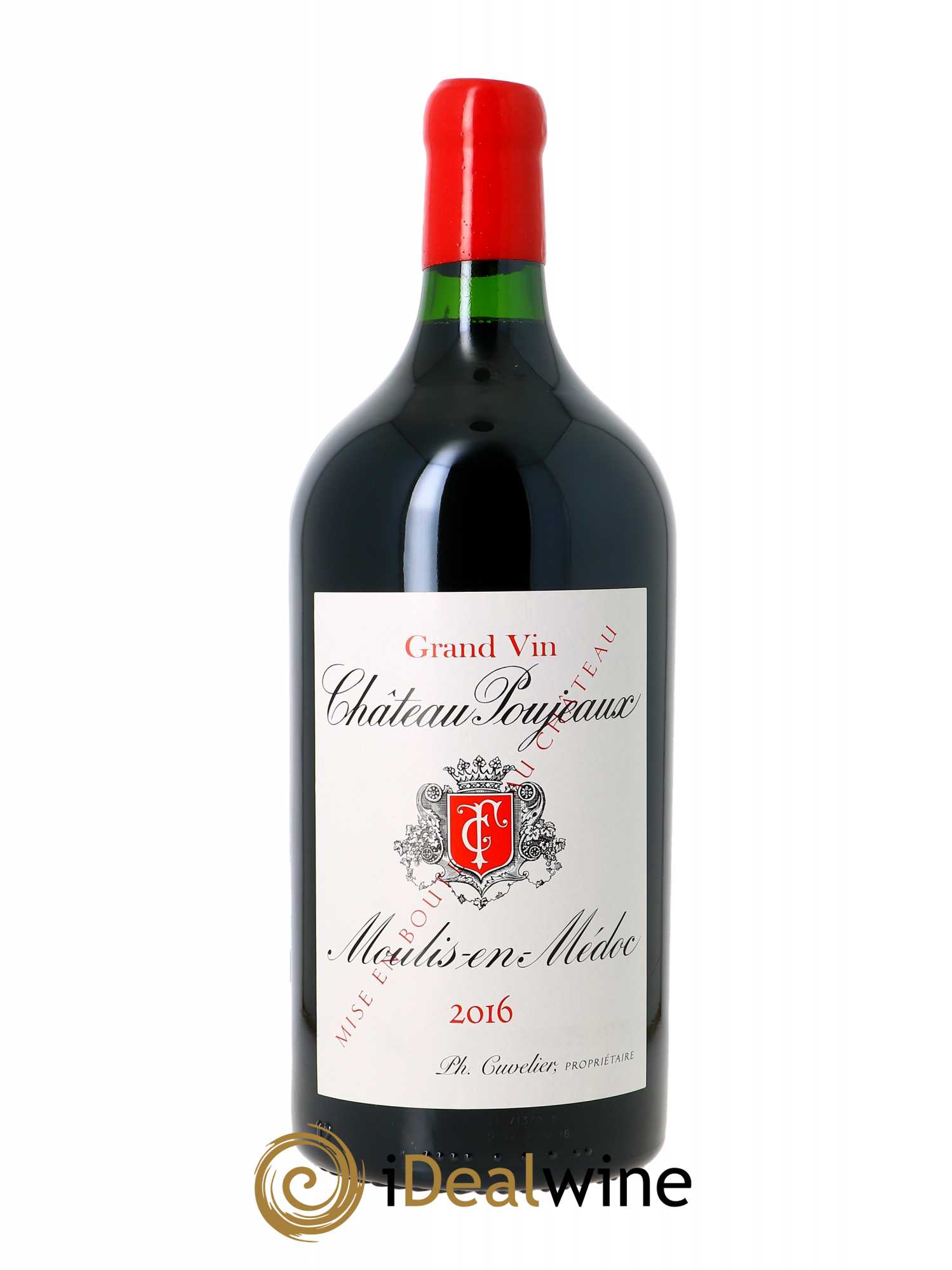 Château Poujeaux 2016 - Lot de 1 double magnum - 0