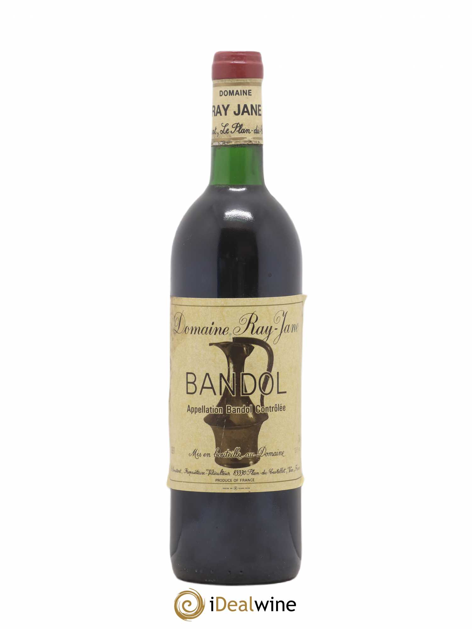 Bandol Domaine Ray Jane 1991 - Lot de 1 bouteille - 0