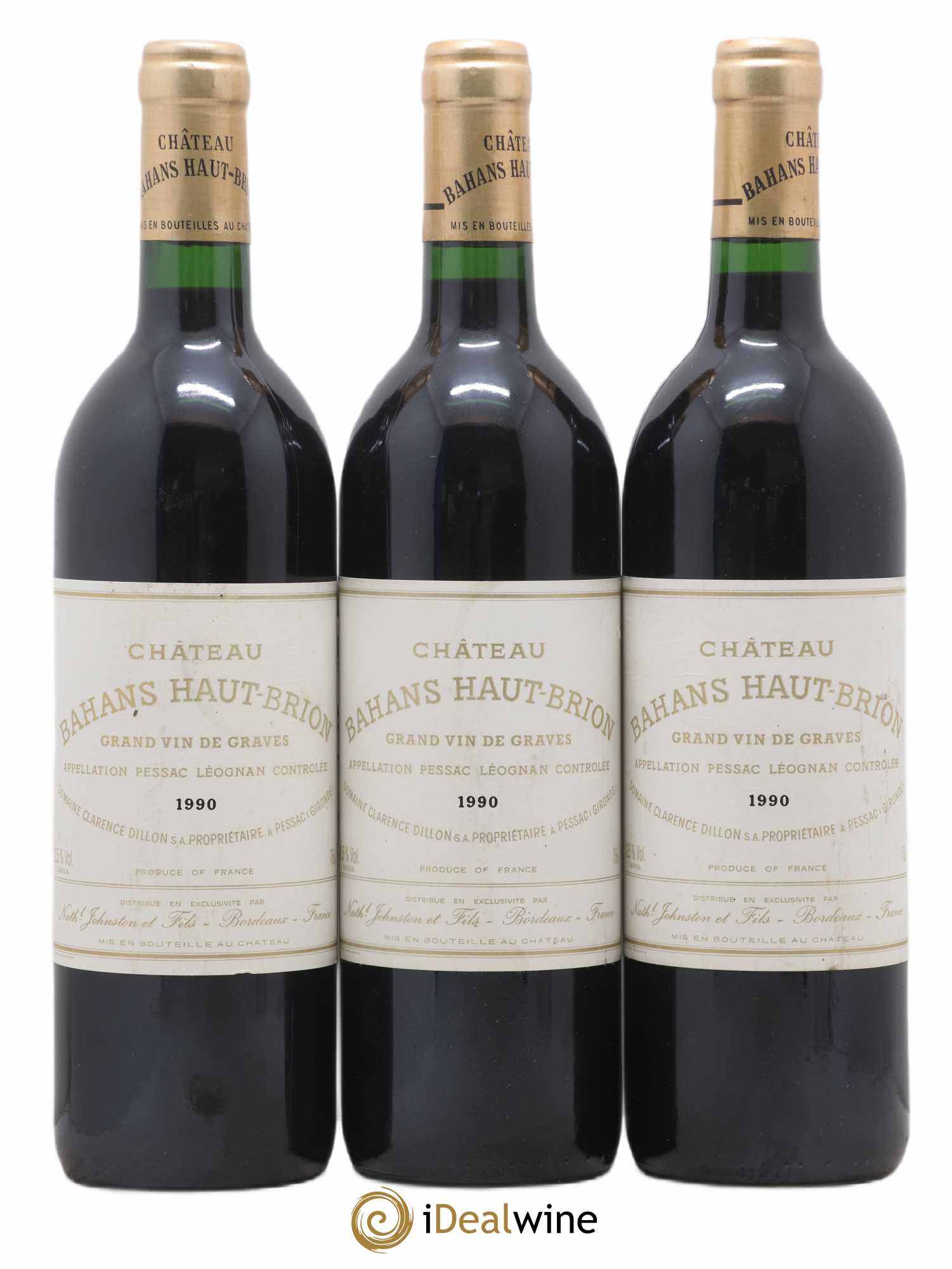 Clarence (Bahans) de Haut-Brion Second Vin 1990 - Lot de 3 bouteilles - 0