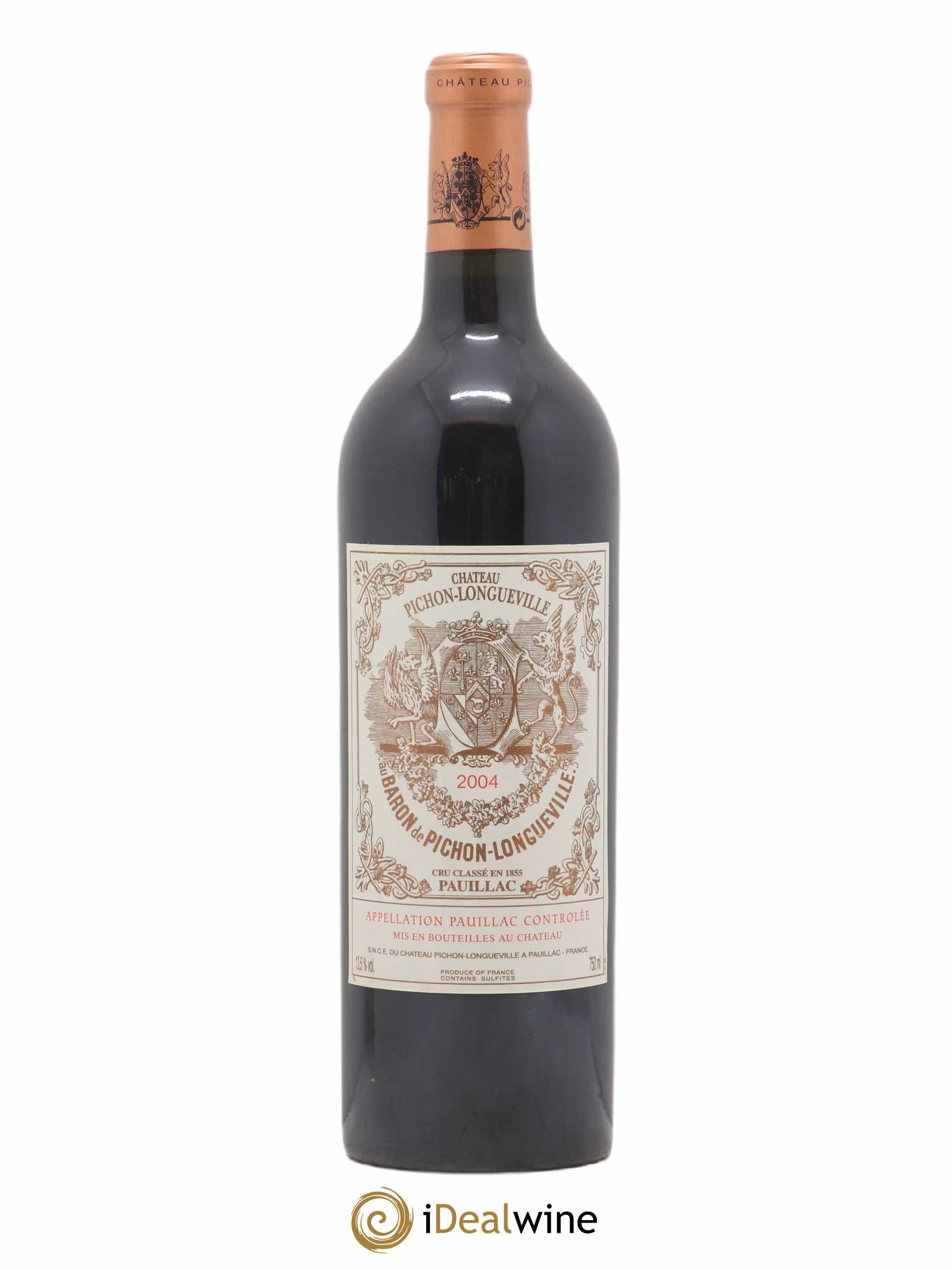 Pichon Longueville Baron 2ème Grand Cru Classé 2004 - Lot de 1 bouteille - 0