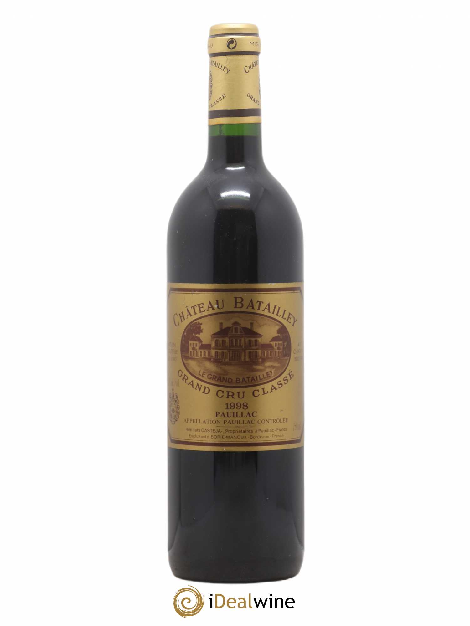 Château Batailley 5ème Grand Cru Classé 1998 - Lot de 1 bouteille - 0