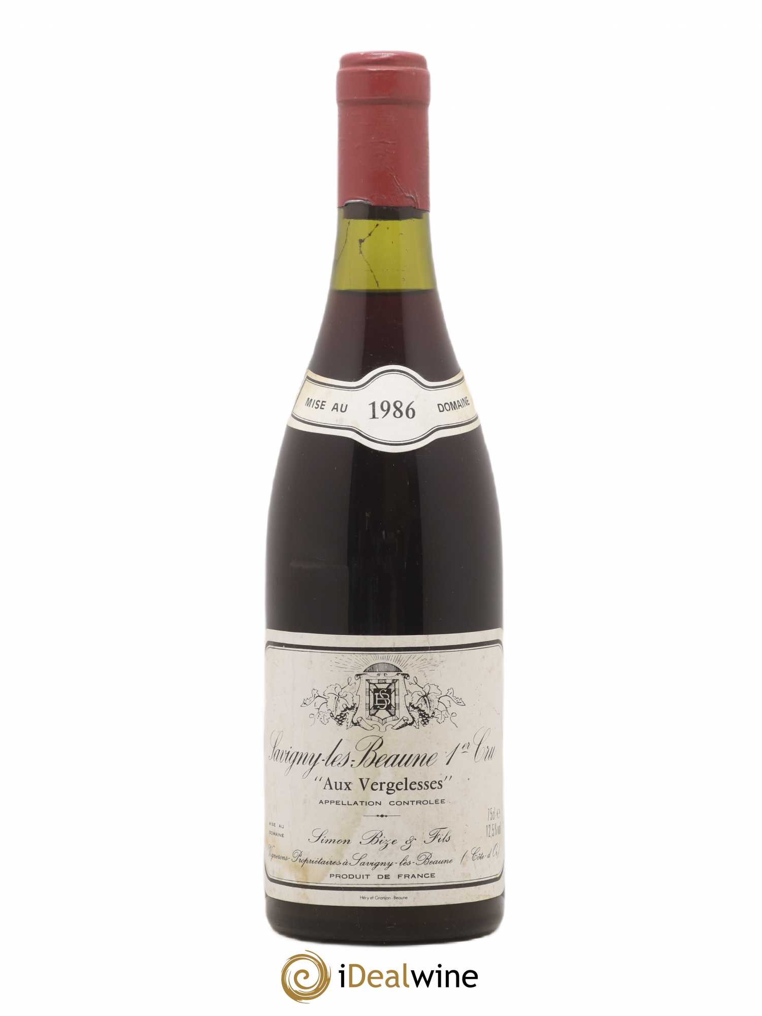 Savigny-lès-Beaune 1er Cru Aux Vergelesses Simon Bize & Fils 1986 - Lot de 1 bouteille - 0