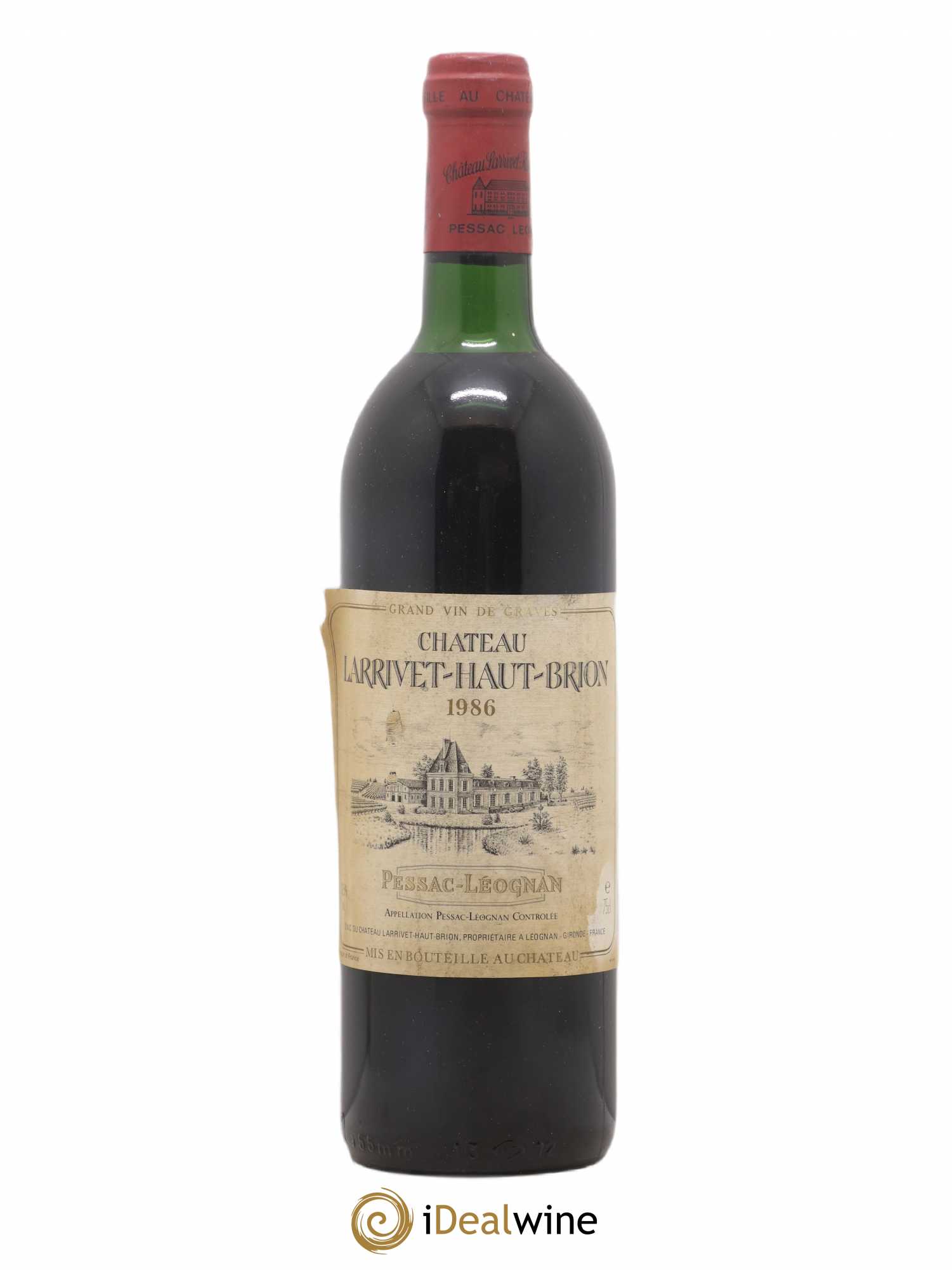 Château Larrivet Haut-Brion 1986 - Lot de 1 bouteille - 0