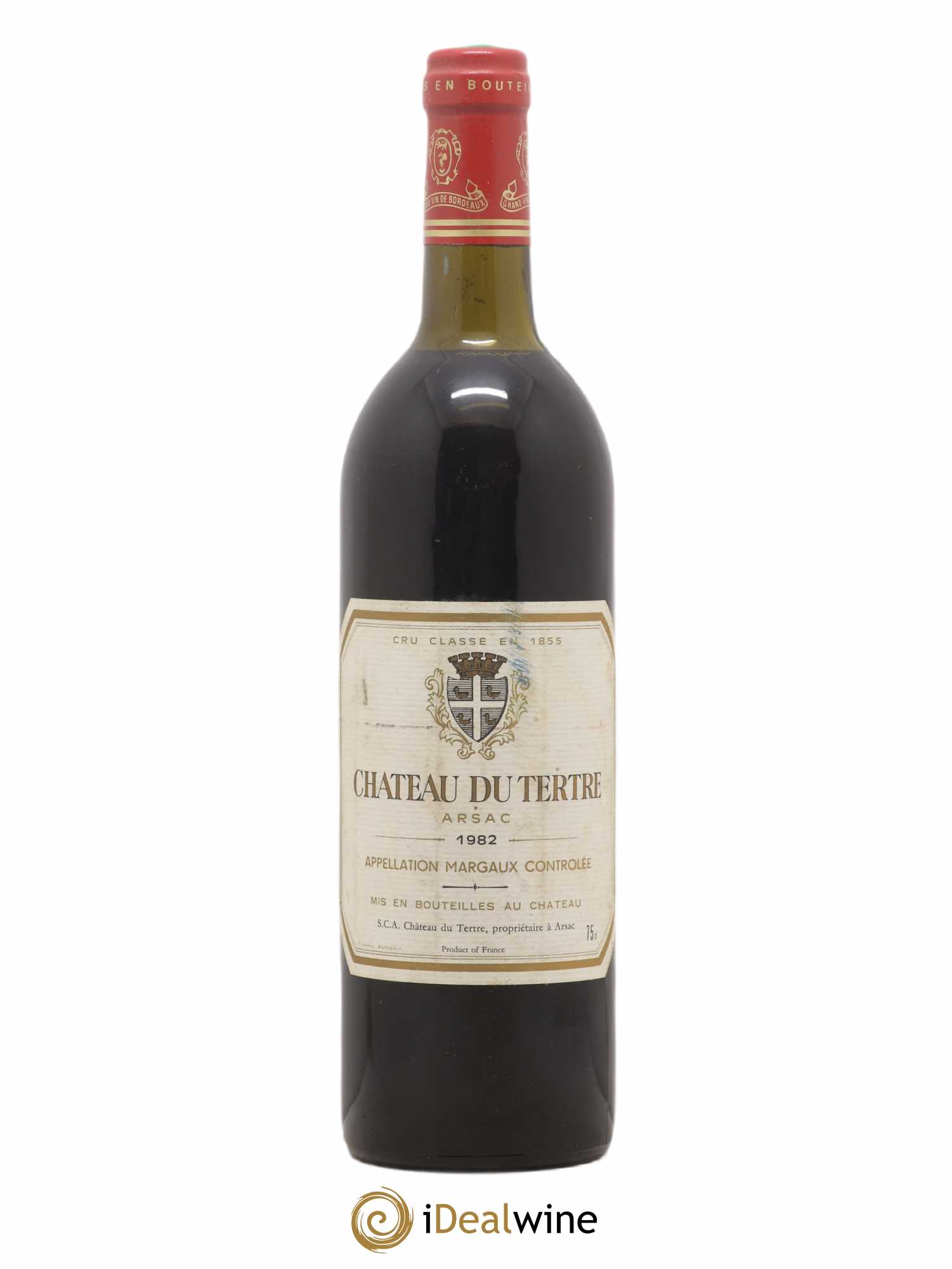 Château du Tertre 5ème Grand Cru Classé 1982 - Lot de 1 bouteille - 0