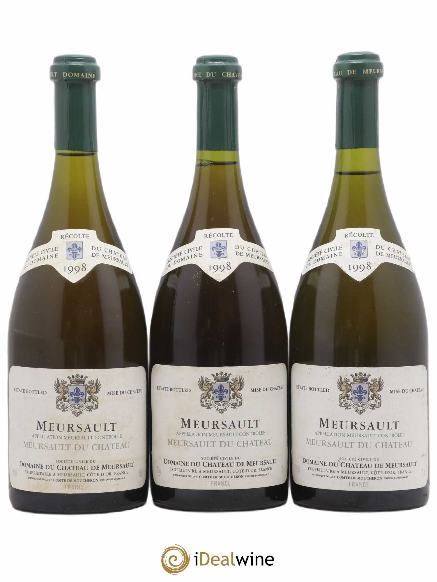 Meursault Château de Meursault 1998 - Lot de 3 bouteilles - 0