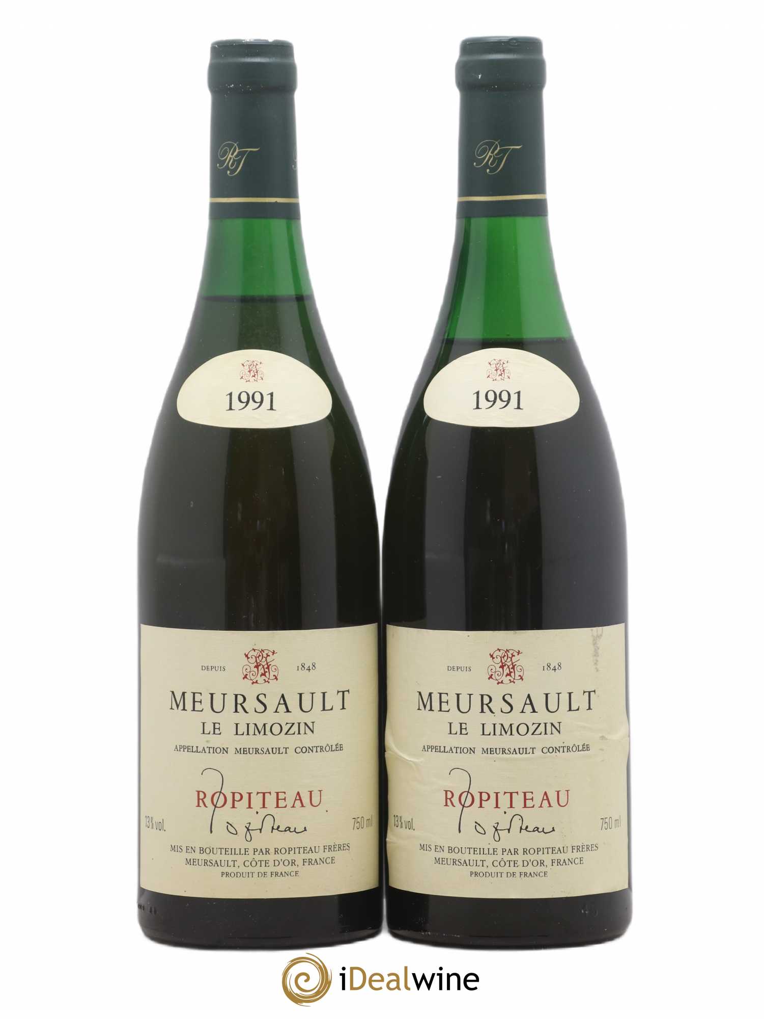 Meursault Ropiteau (Domaine) Le Limozin 1991 - Posten von 2 Flaschen - 0