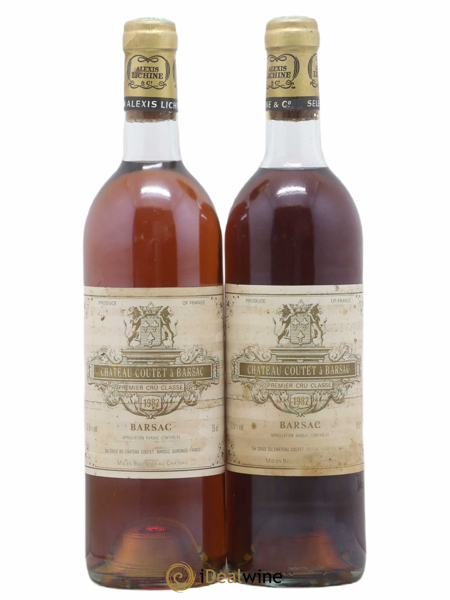 Château Coutet 1er Grand Cru Classé 1982 - Lotto di 2 bottiglie - 0