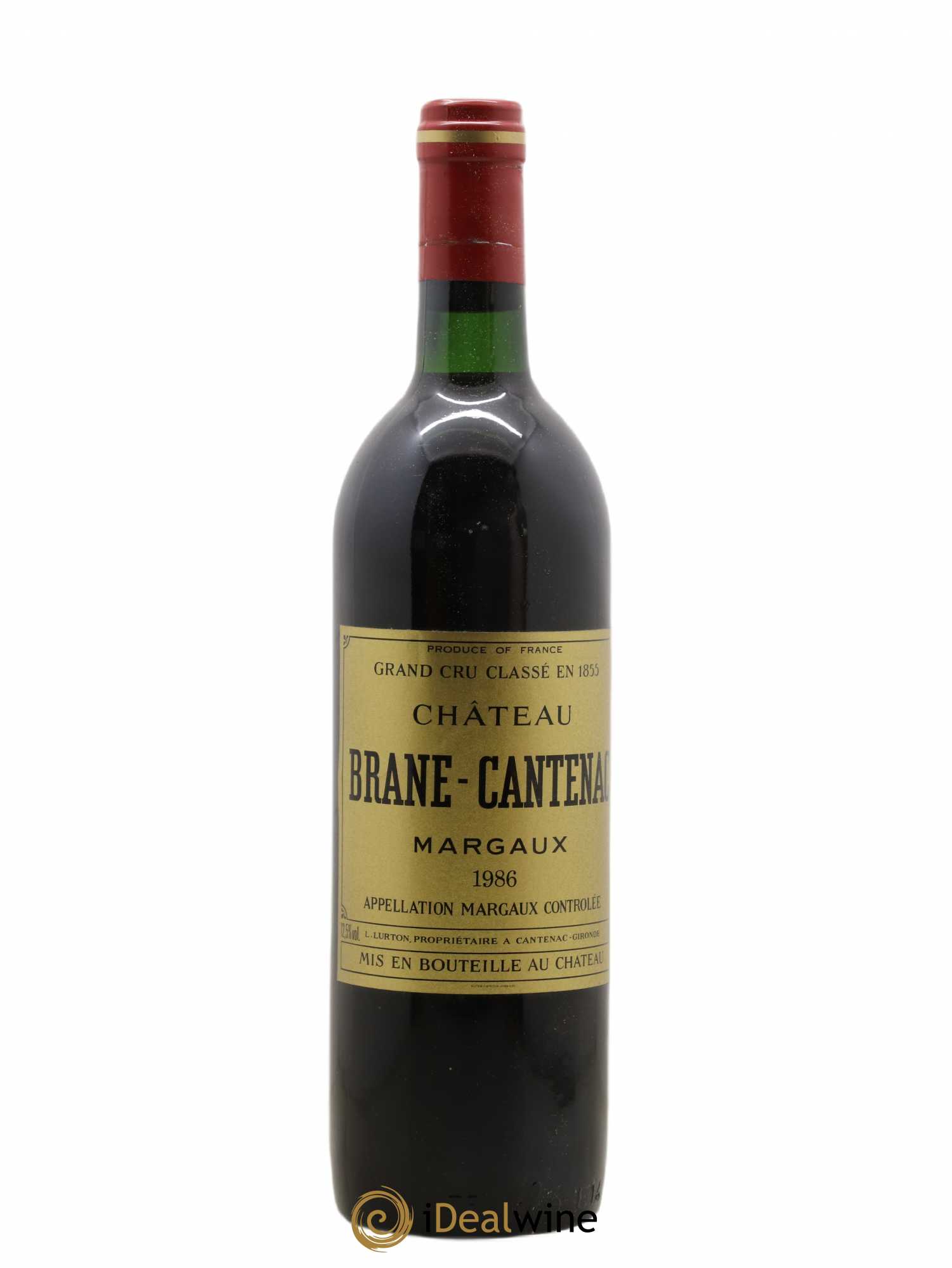 Château Brane Cantenac 2ème Grand Cru Classé 1986 - Lot de 1 bouteille - 0