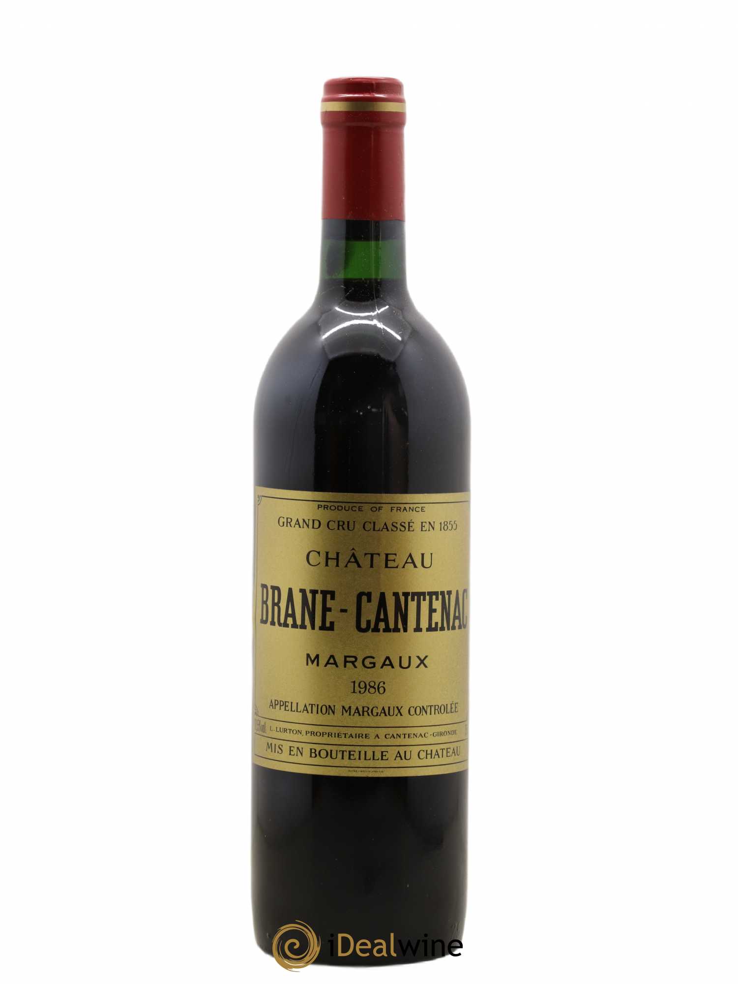 Château Brane Cantenac 2ème Grand Cru Classé 1986 - Lot de 1 bouteille - 0