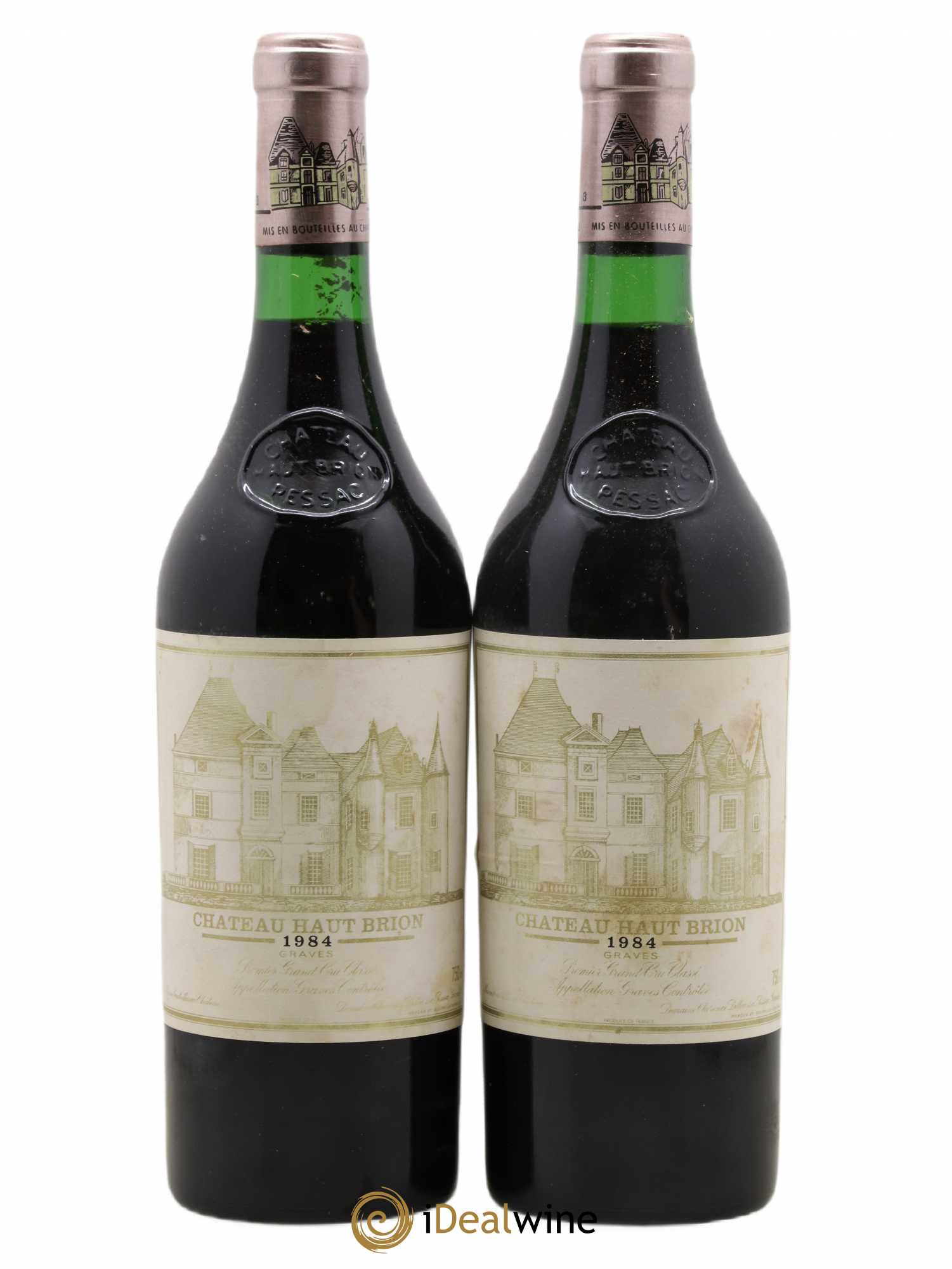 Château Haut Brion 1er Grand Cru Classé 1984 - Lot de 2 bouteilles - 0