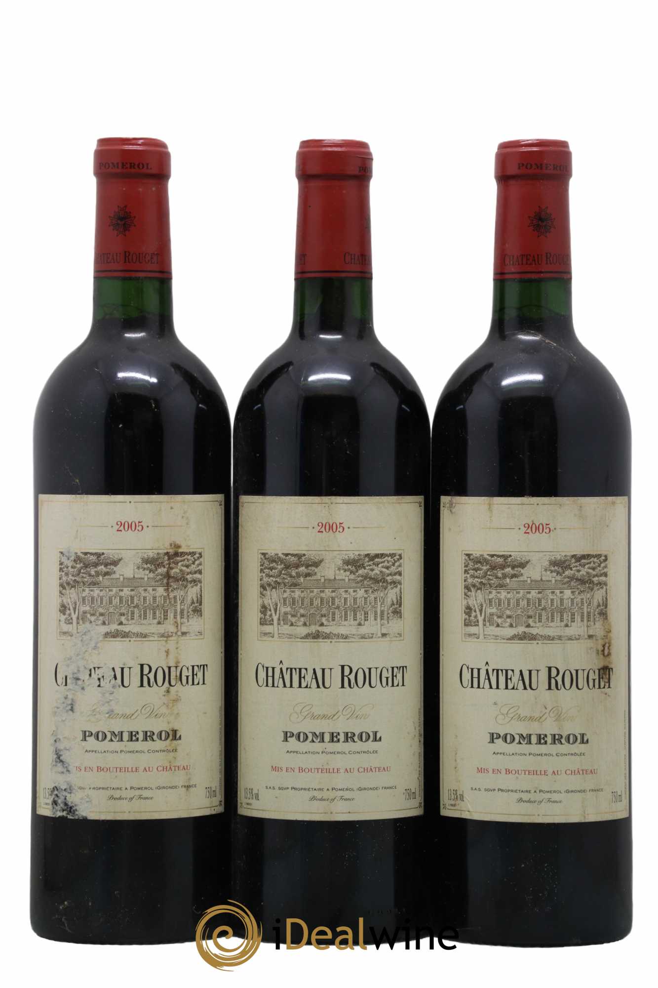 Château Rouget 2005 - Lotto di 3 bottiglie - 0