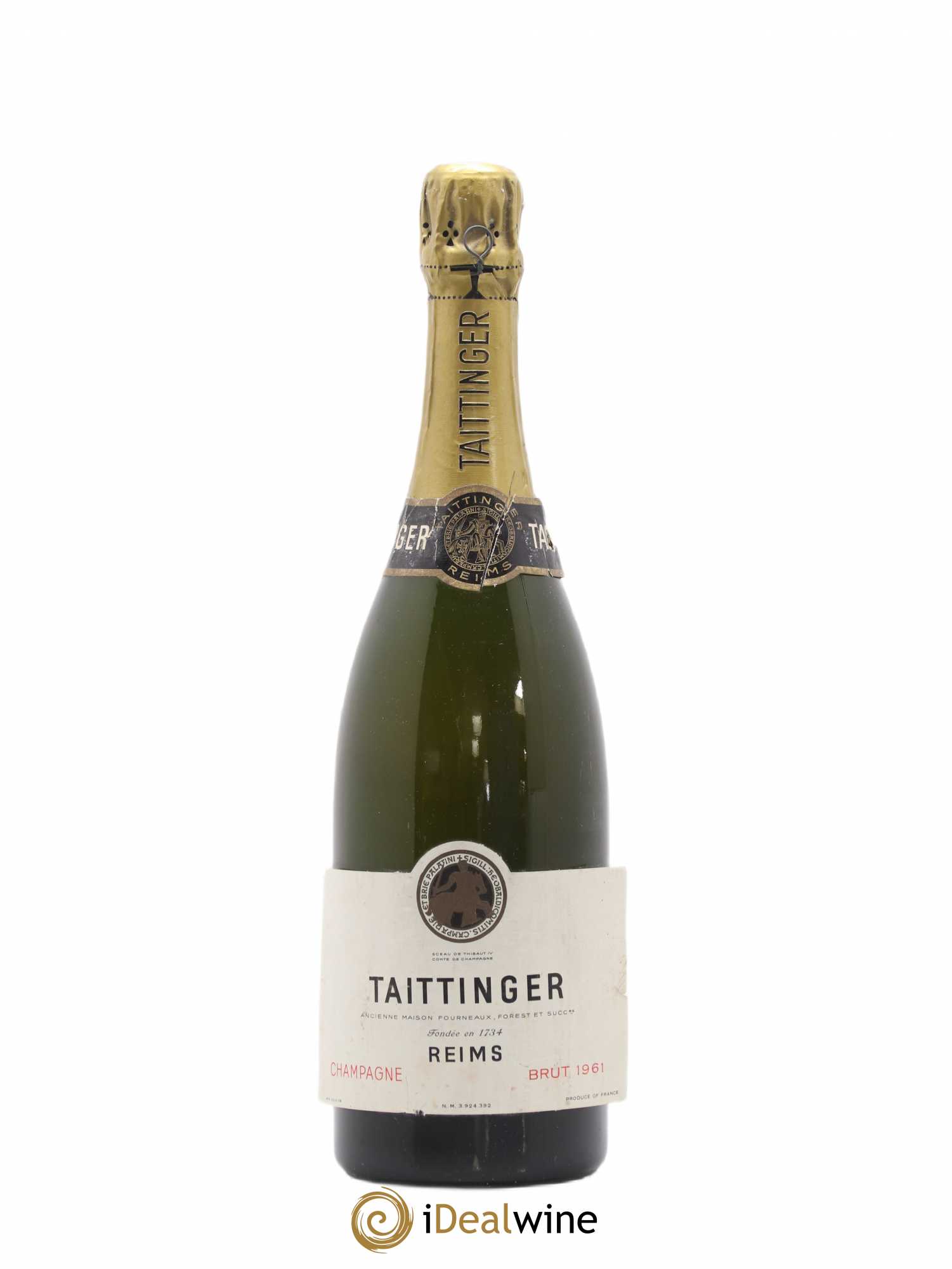 Brut Millésimé Taittinger 1961 - Lot of 1 bottle - 0