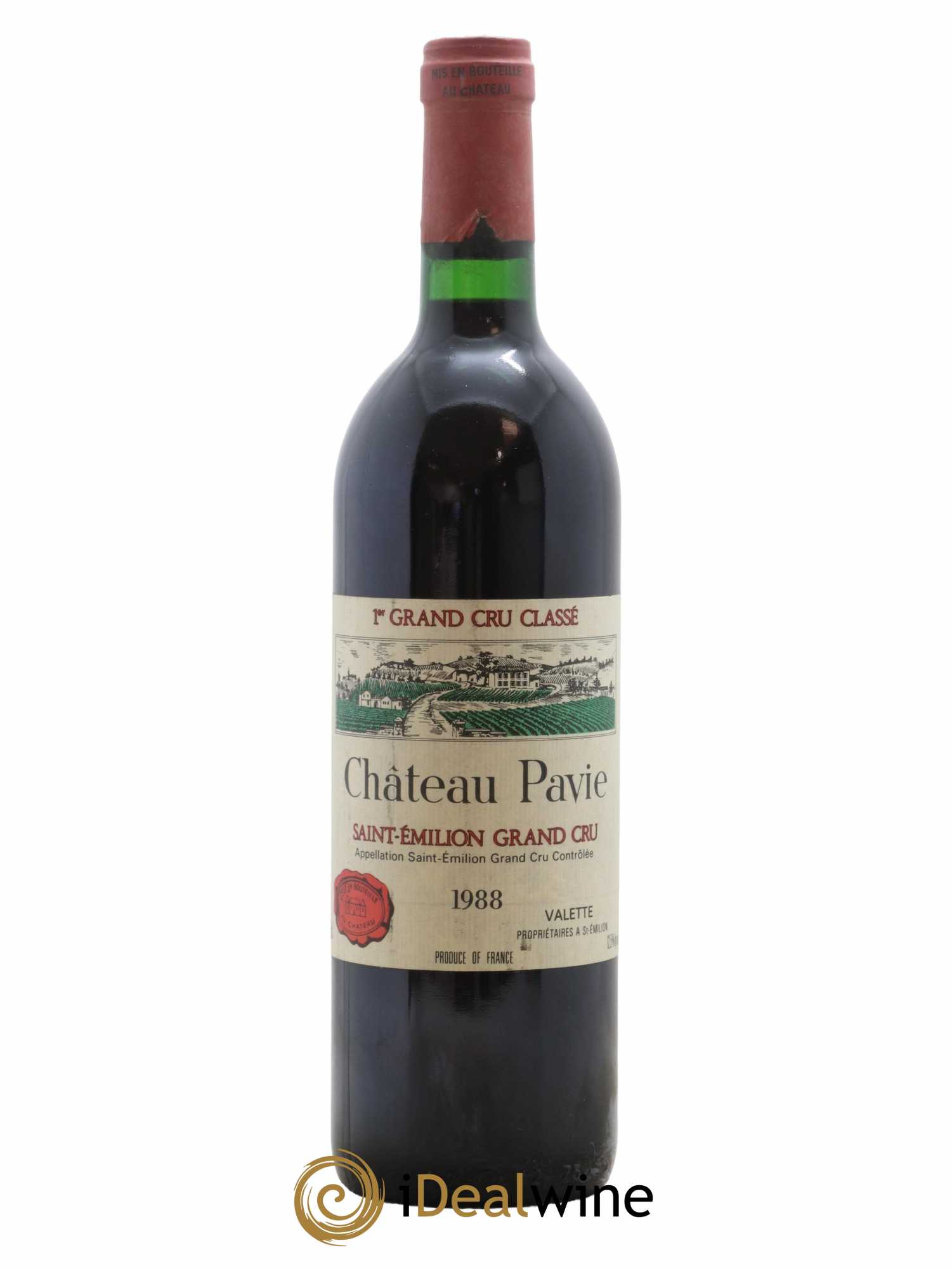 Château Pavie 1er Grand Cru Classé A 1988 - Lot de 1 bouteille - 0