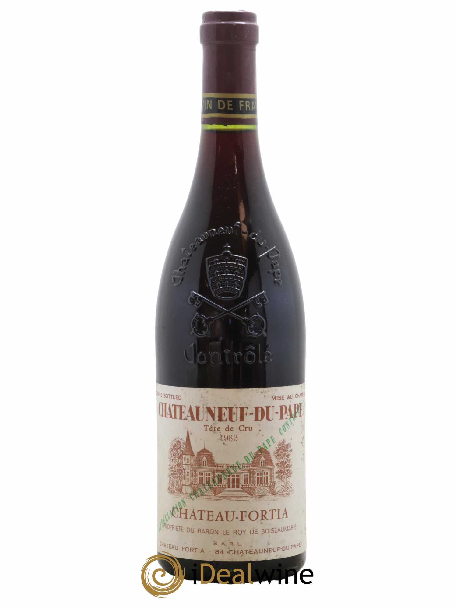 Châteauneuf-du-Pape Château Fortia Tête de Cru 1983 - Lot de 1 bouteille - 0