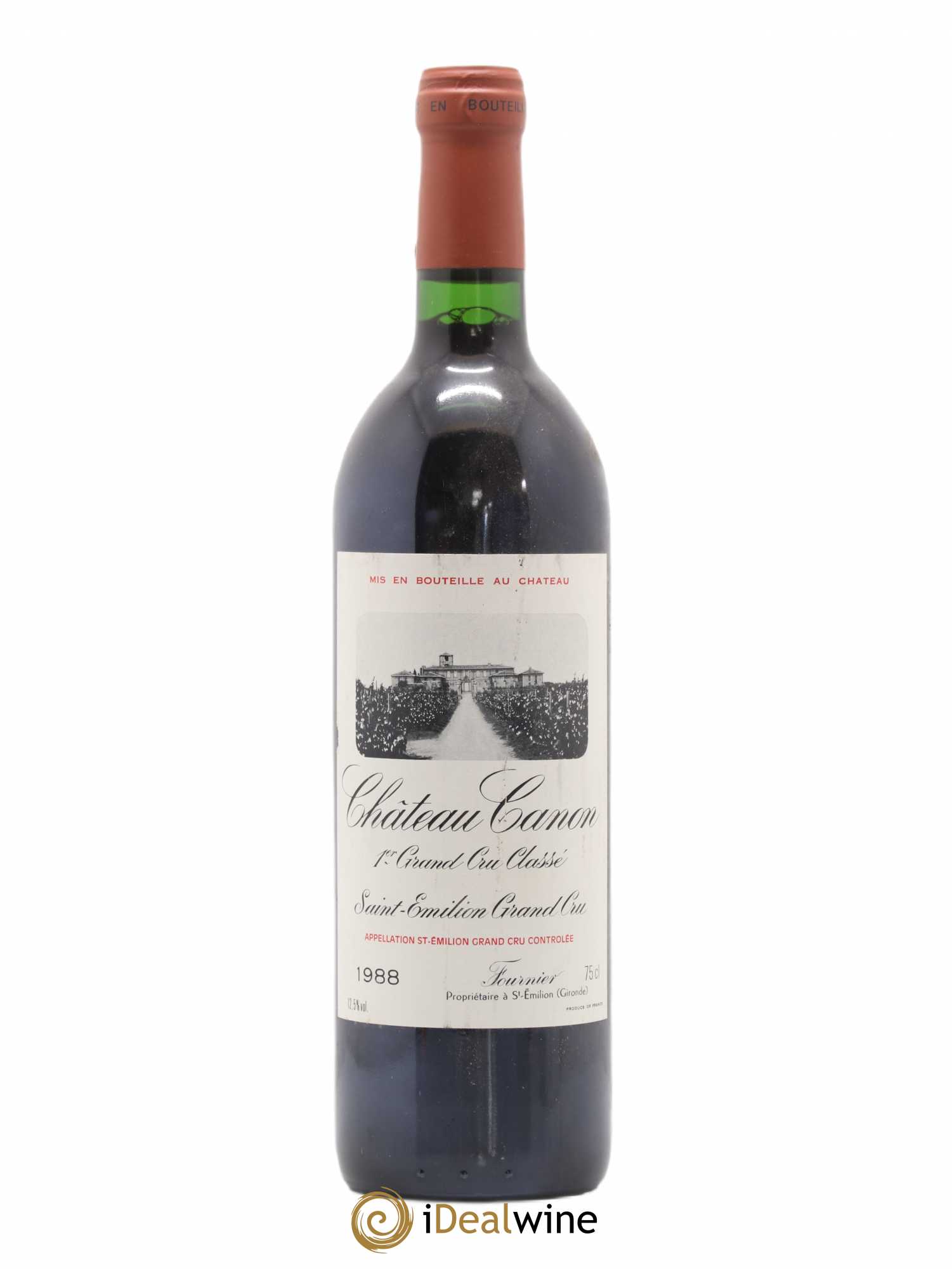 Château Canon 1er Grand Cru Classé B 1988 - Lot de 1 bouteille - 0
