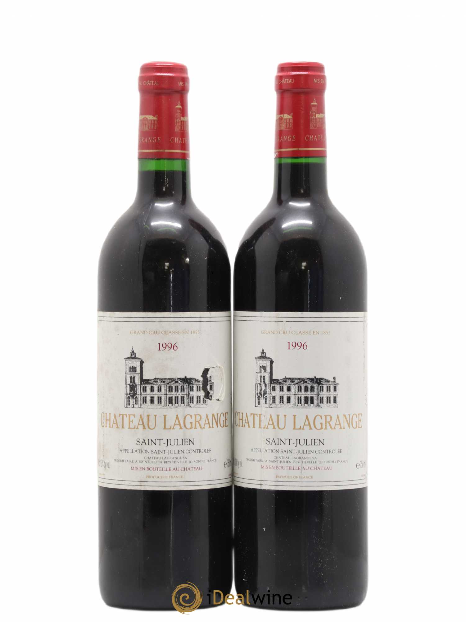 Château Lagrange 3ème Grand Cru Classé 1996 - Lot de 2 bouteilles - 0