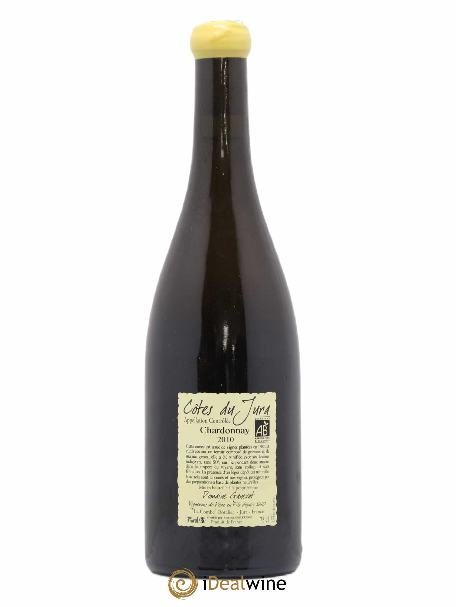 Côtes du Jura Cuvée Florine Jean-François Ganevat (Domaine) 2010 - Lot de 1 bouteille - 1