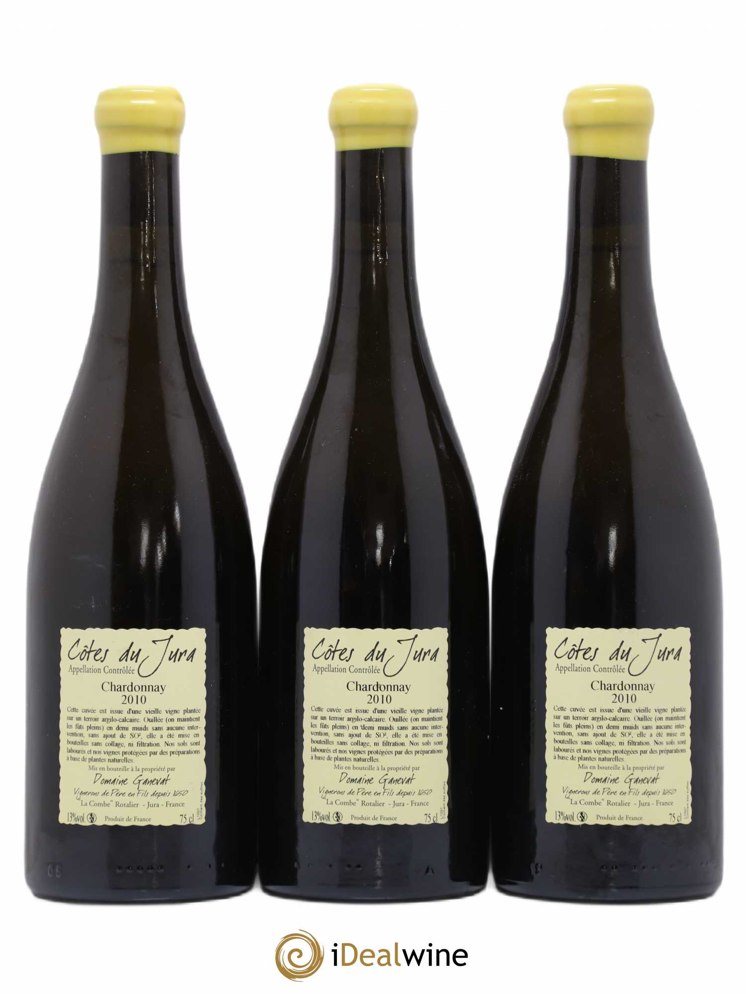 Côtes du Jura Les Chamois du Paradis Jean-François Ganevat (Domaine) 2010 - Lot de 3 bouteilles - 1