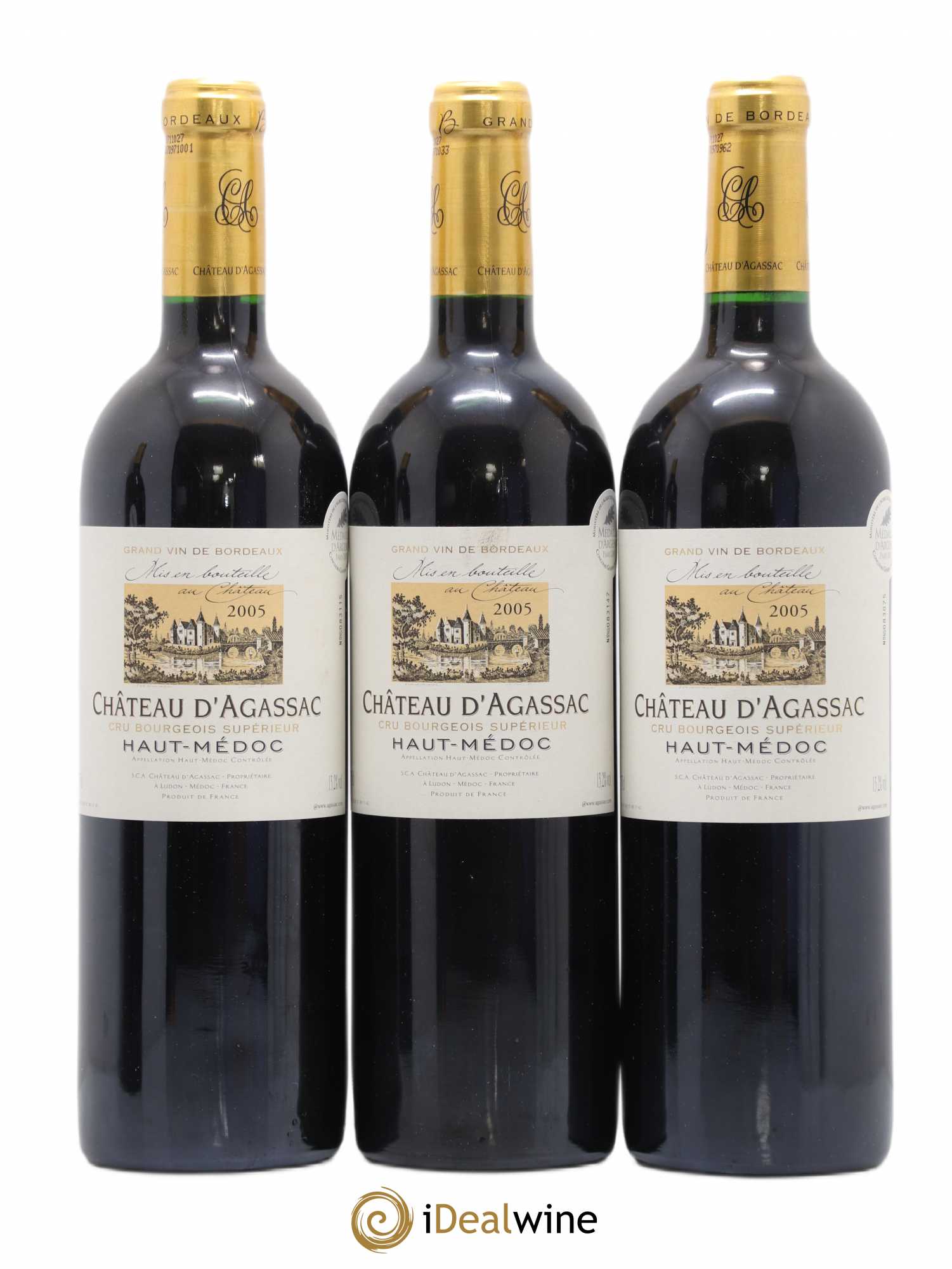 Château d' Agassac Cru Bourgeois 2005 - Lot de 6 bouteilles - 1