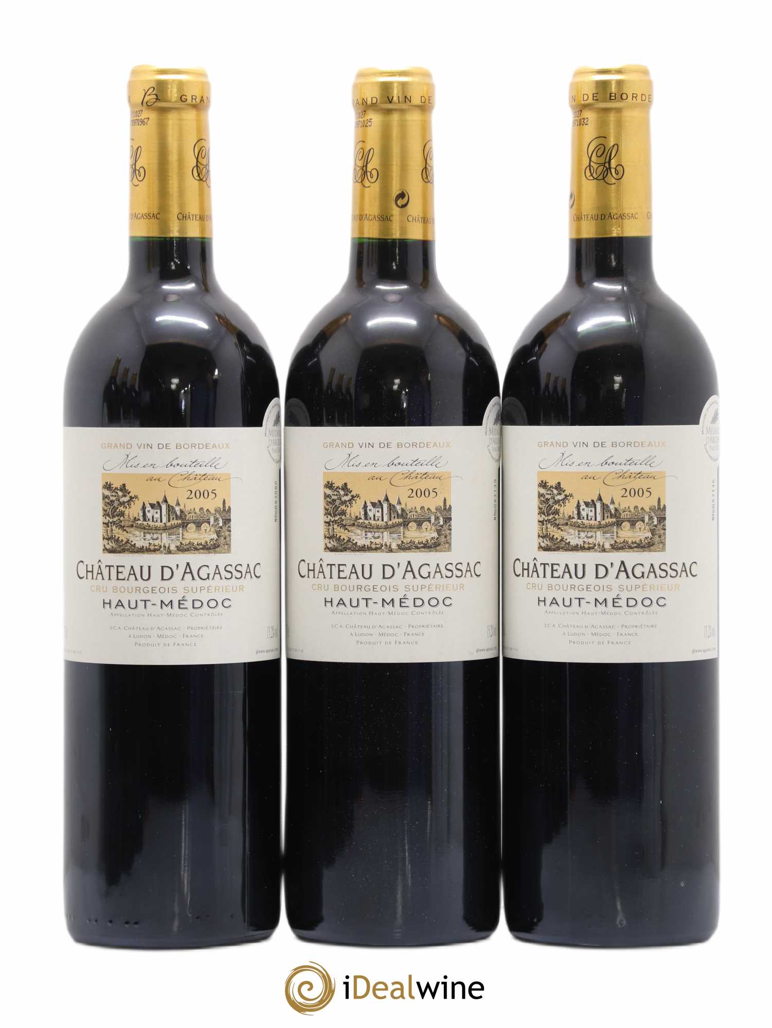 Château d' Agassac Cru Bourgeois 2005 - Lot de 6 bouteilles - 2