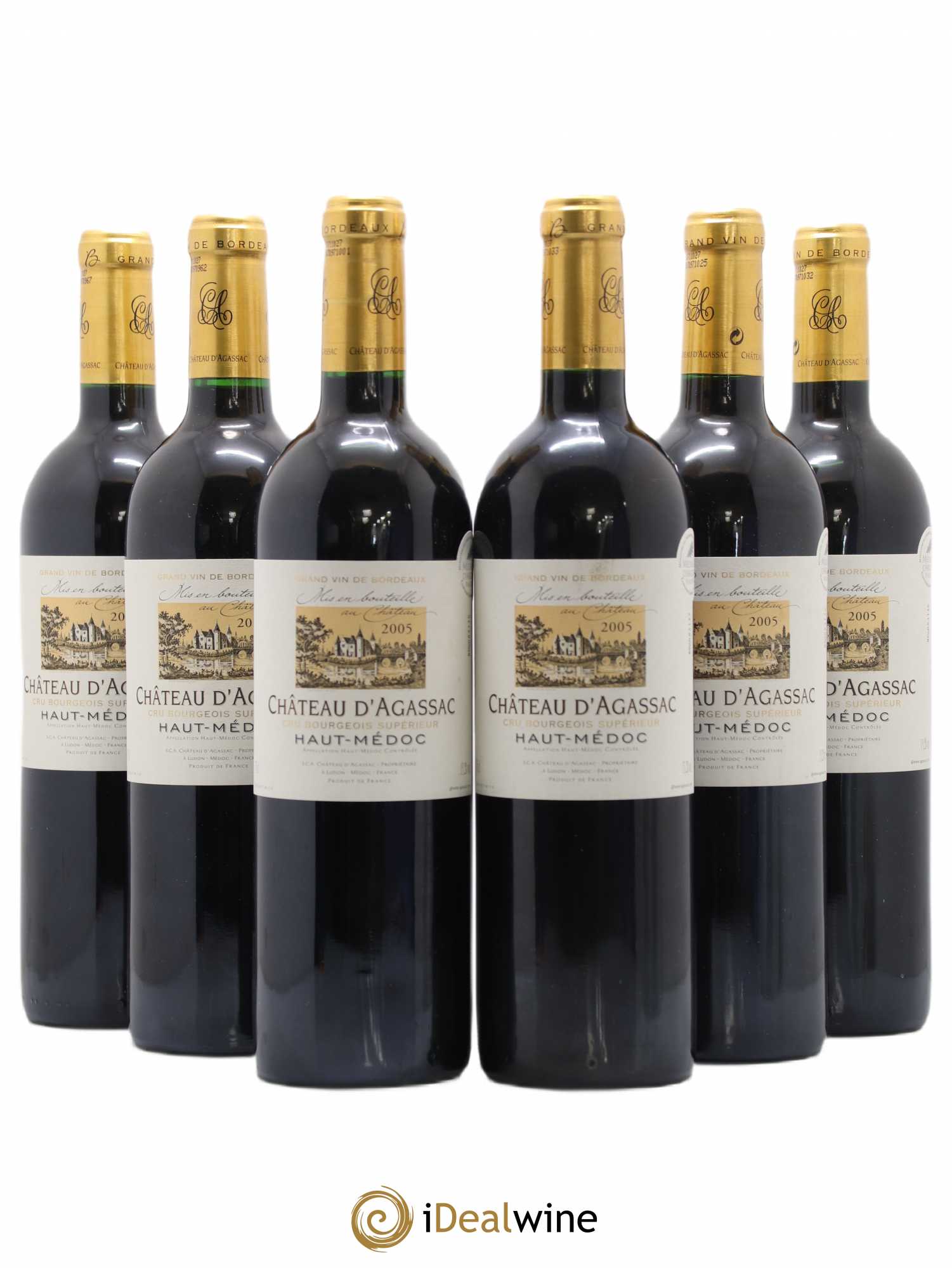 Château d' Agassac Cru Bourgeois 2005 - Lot de 6 bouteilles - 0