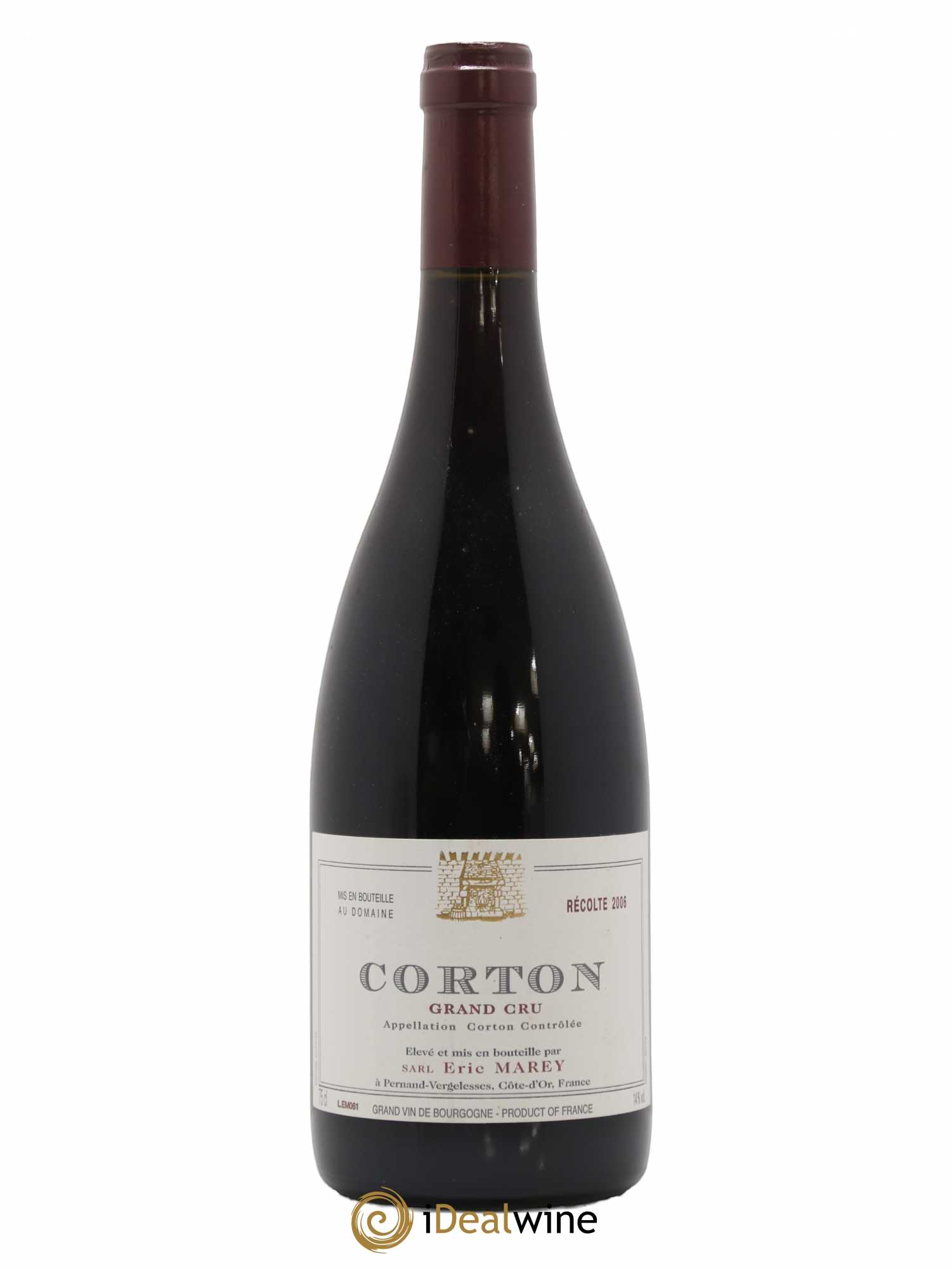 Corton Grand Cru Eric Marey 2006 - Lot de 1 bouteille - 0