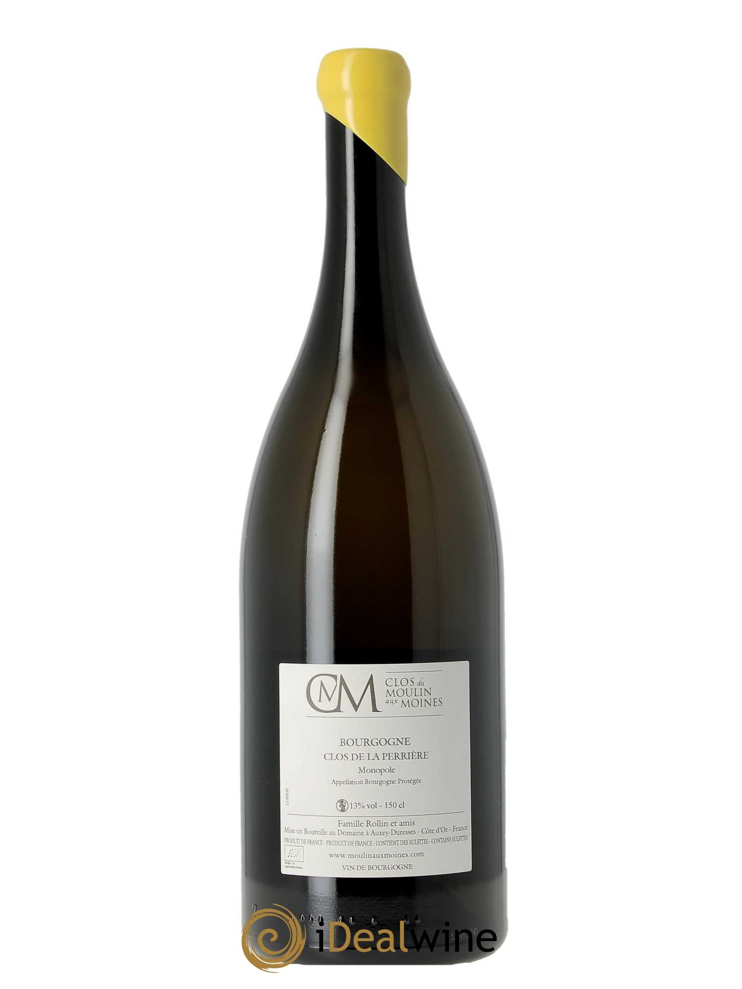 Bourgogne Clos de la Perrière Monopole Clos du Moulin aux Moines 2020 - Lot de 1 magnum - 1