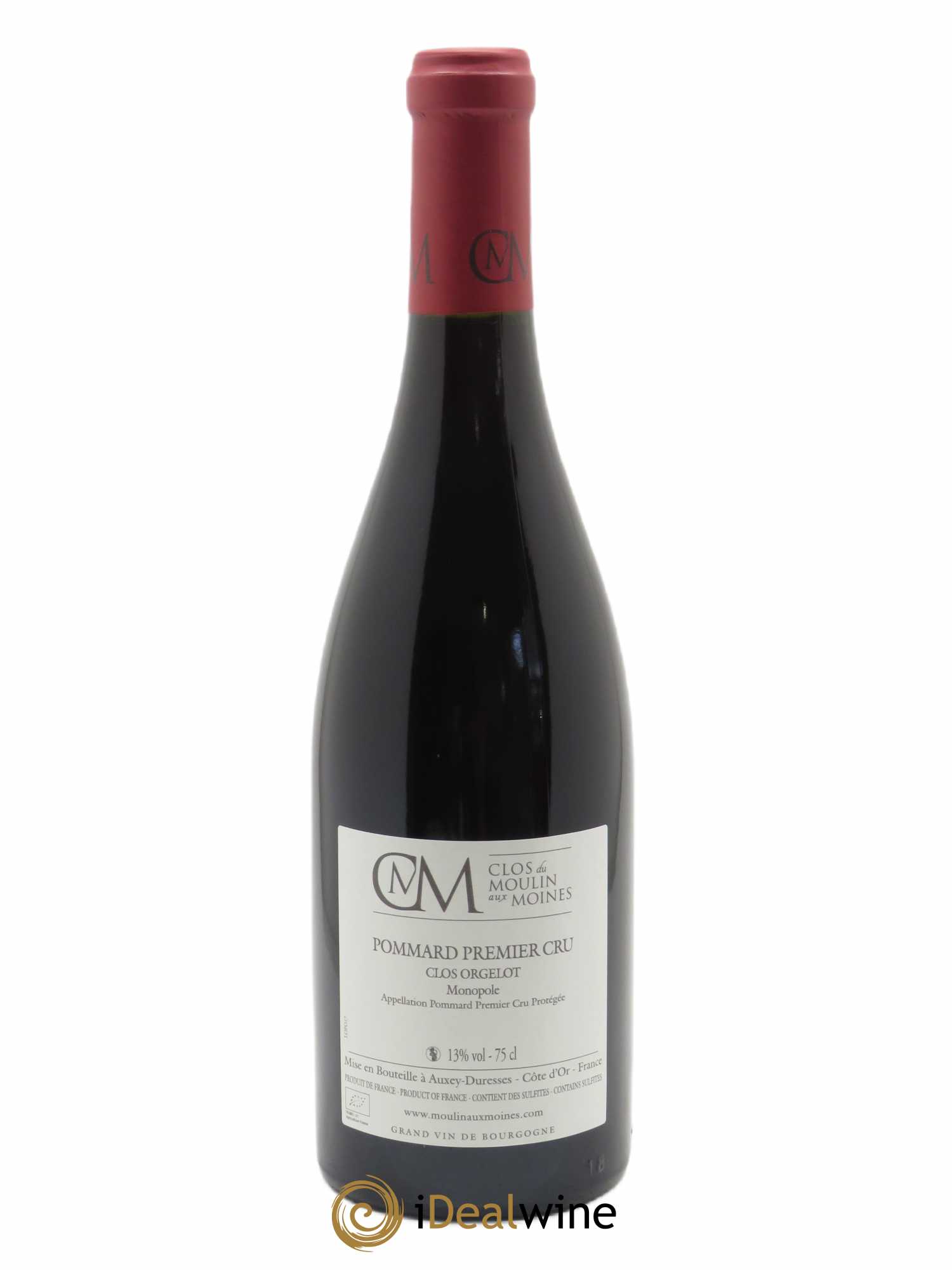 Pommard 1er Cru Clos Orgelot Monopole Clos du Moulin aux Moines 2017 - Lot de 1 bouteille - 1