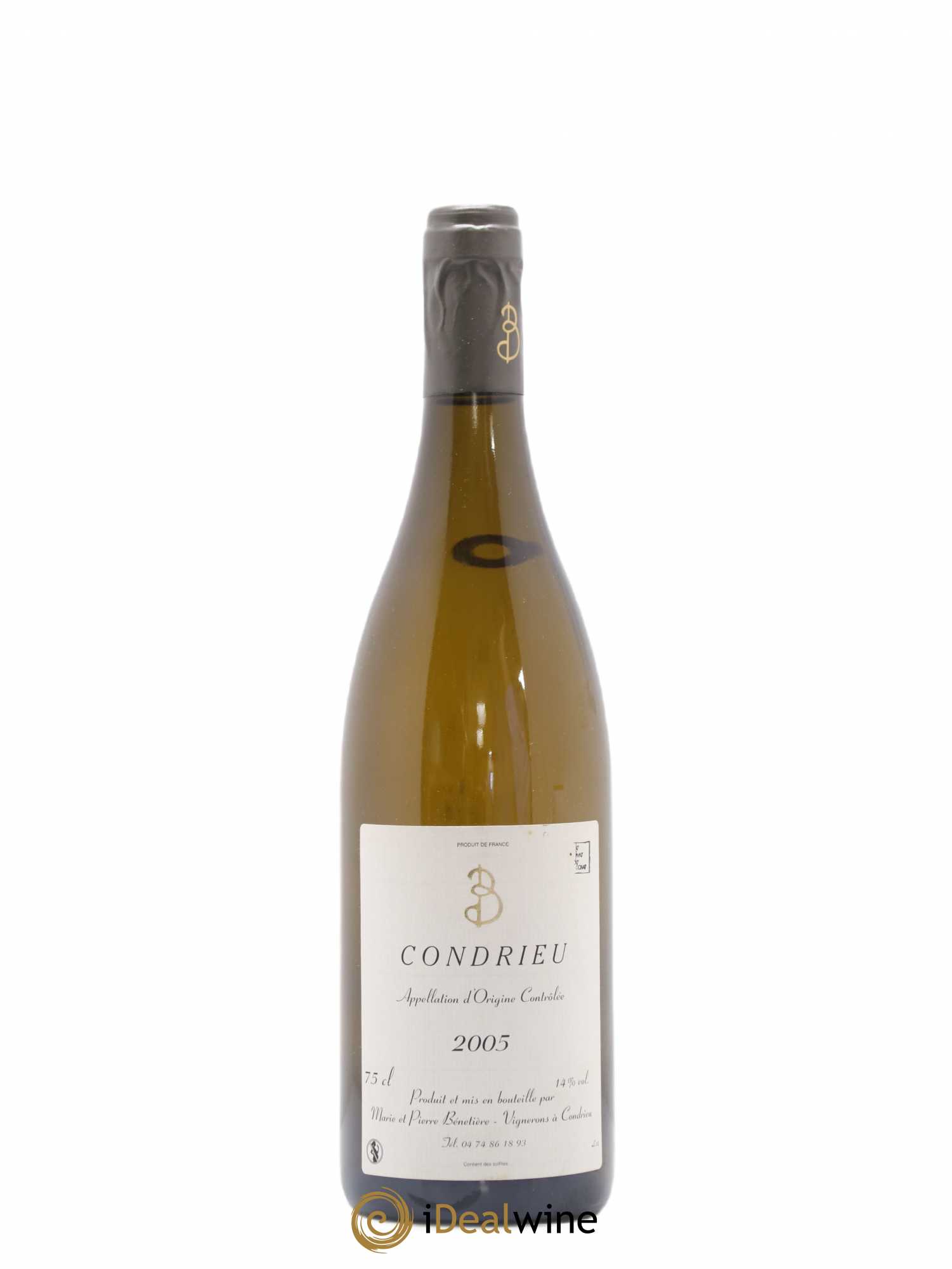 Condrieu Marie et Pierre Bénetière (Domaine) 2005 - Lot de 1 bouteille - 0