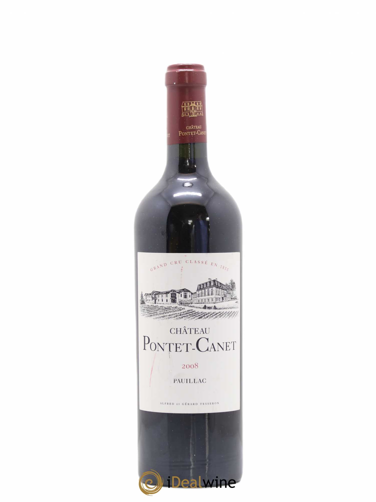 Château Pontet Canet 5ème Grand Cru Classé 2008 - Lot de 1 bouteille - 0