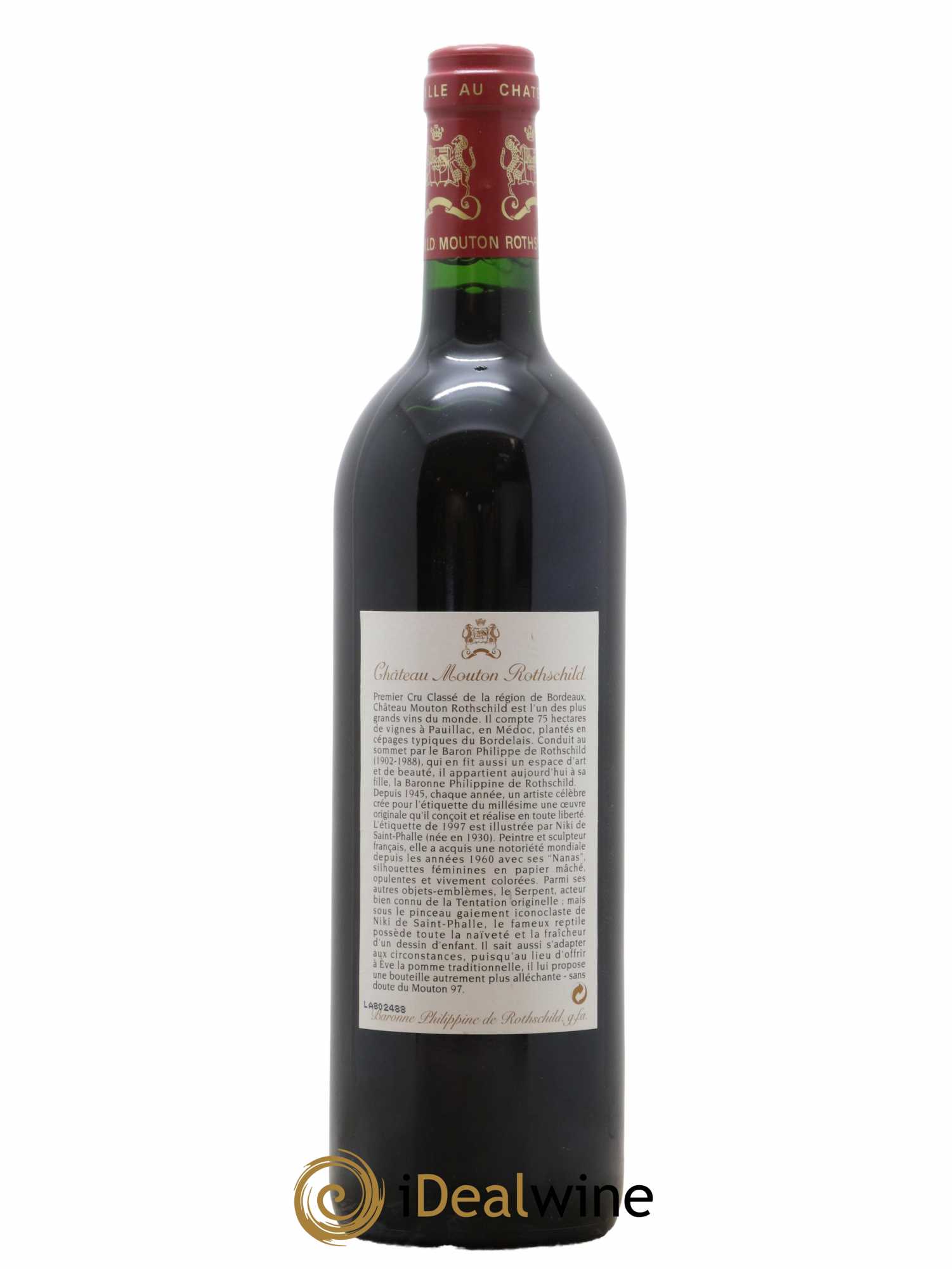 Château Mouton Rothschild 1er Grand Cru Classé 1997 - Lot of 1 bottle - 1