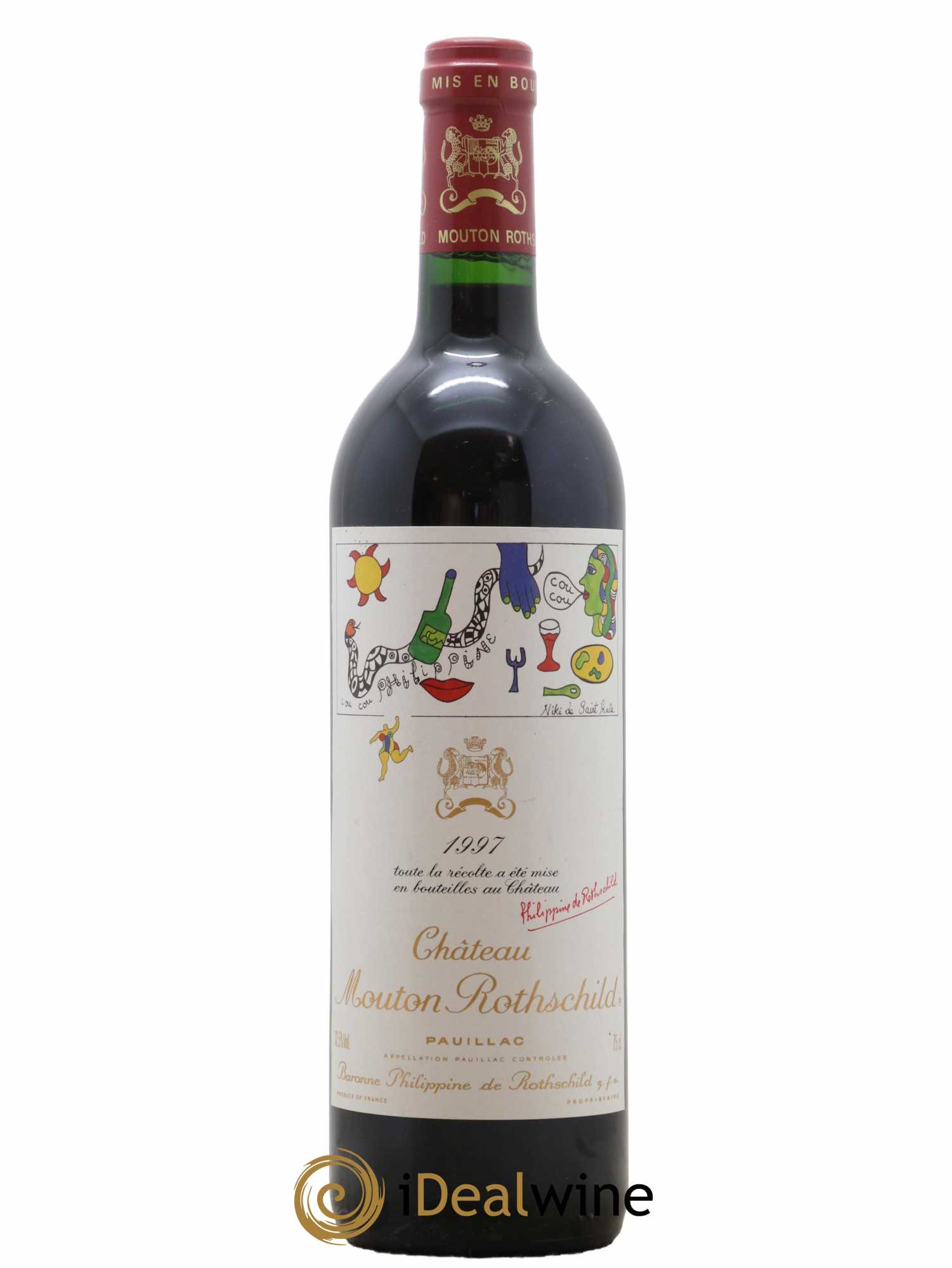 Château Mouton Rothschild 1er Grand Cru Classé 1997 - Lot of 1 bottle - 0