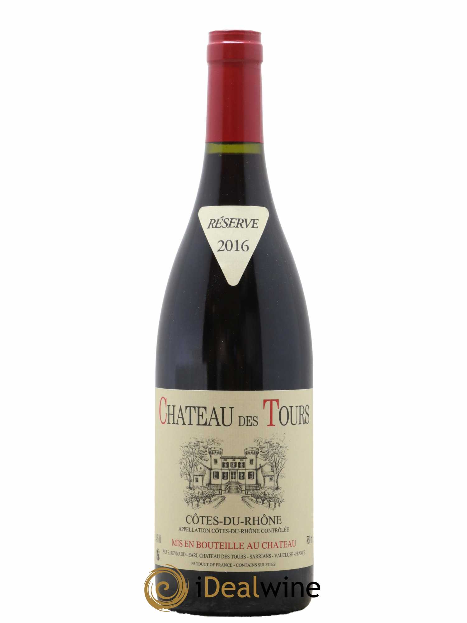 Côtes-du-Rhône Château des Tours Emmanuel Reynaud 2016 - Lot de 1 bouteille - 0