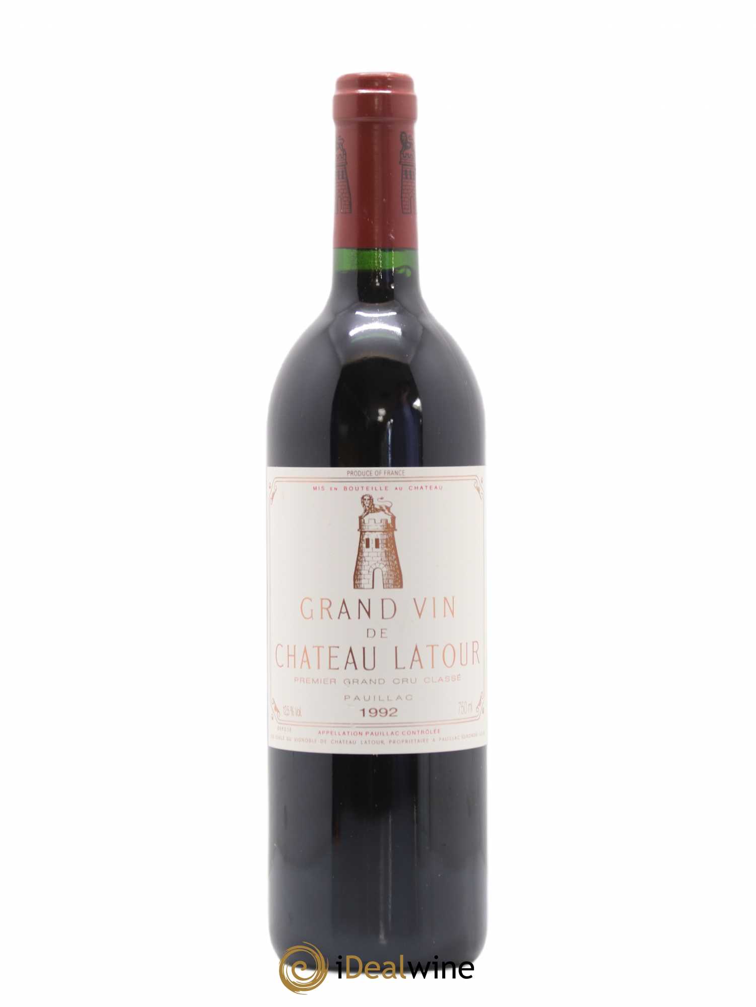 Château Latour 1er Grand Cru Classé 1992 - Lot de 1 bouteille - 0