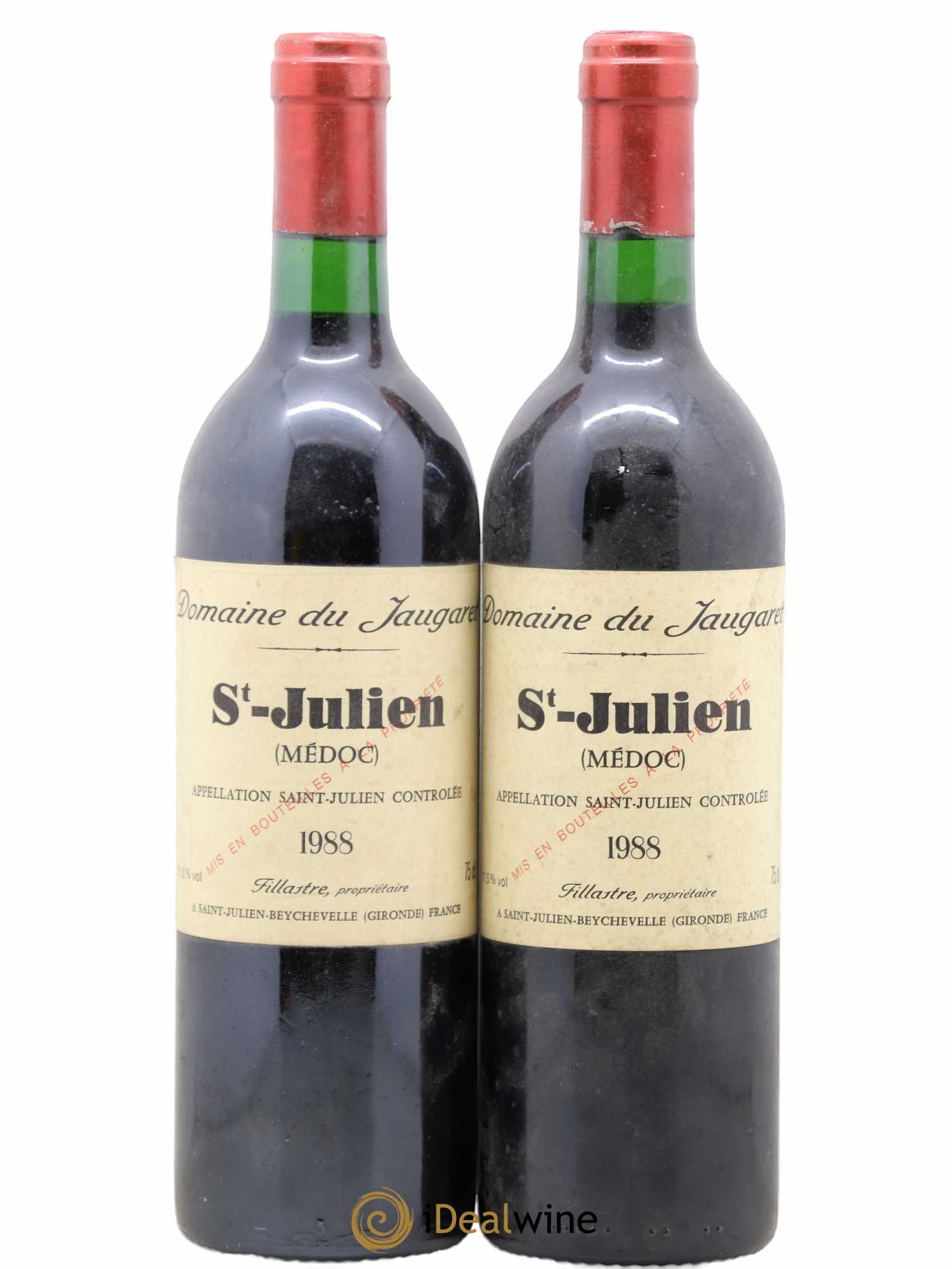 Domaine du Jaugaret 1988 - Lot de 2 bouteilles - 0