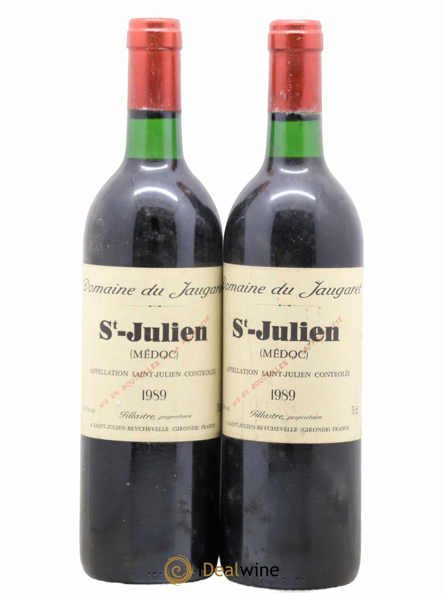 Domaine du Jaugaret 1989 - Lot de 2 bouteilles - 0