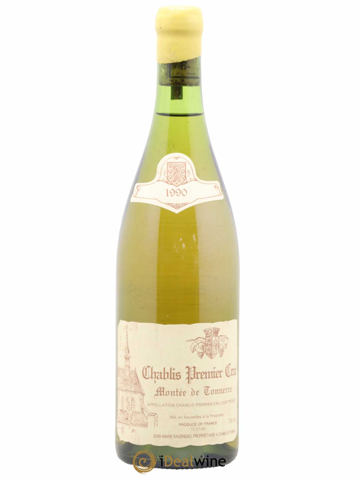 Chablis 1er Cru Montée de Tonnerre Raveneau (Domaine) 1990 - Lot de 1 bouteille - 0