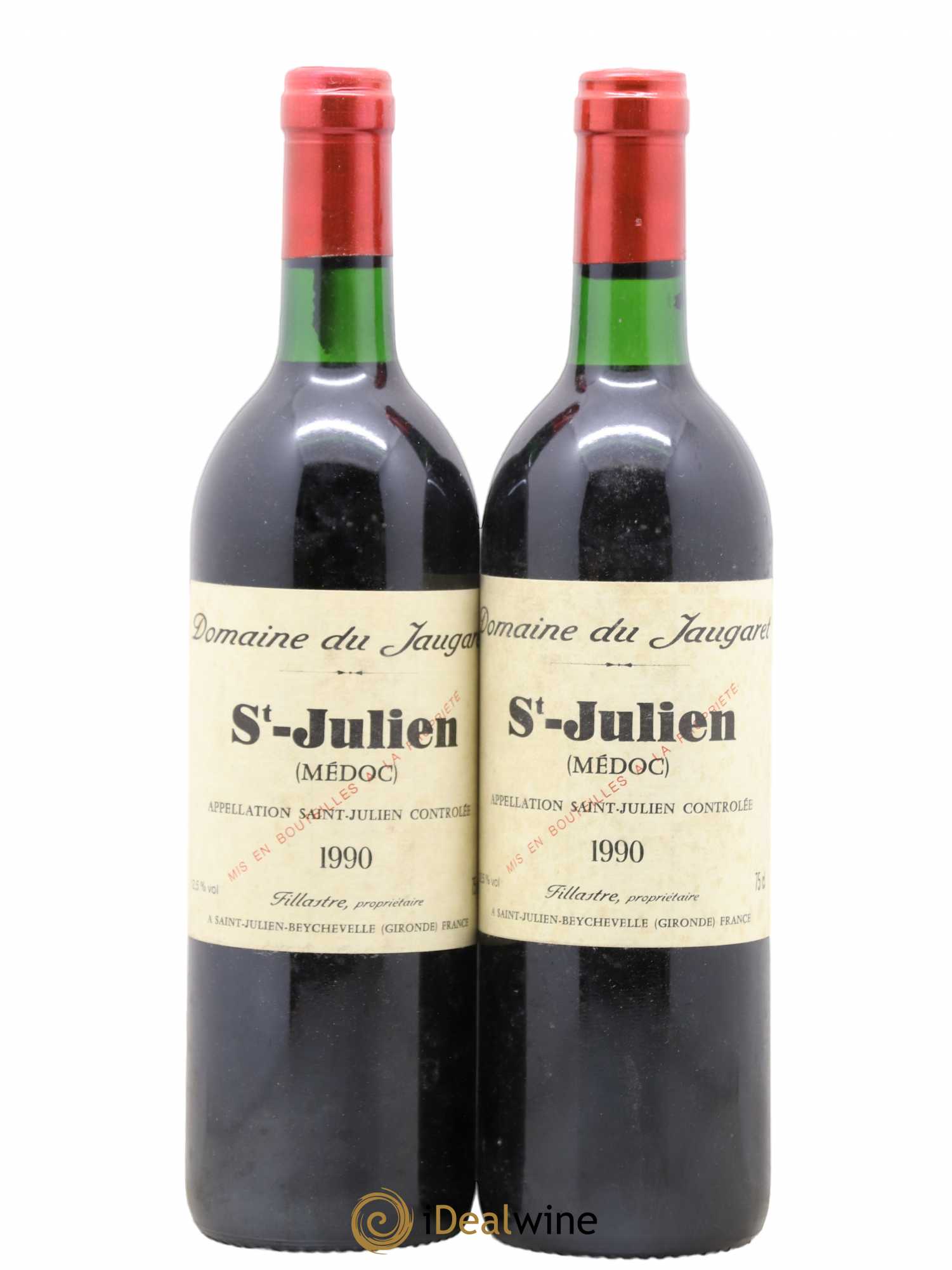 Domaine du Jaugaret 1990 - Lot de 2 bouteilles - 0