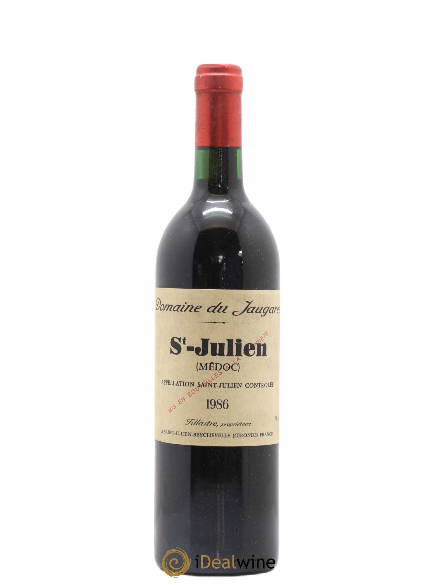 Domaine du Jaugaret 1986 - Lot de 1 bouteille - 0