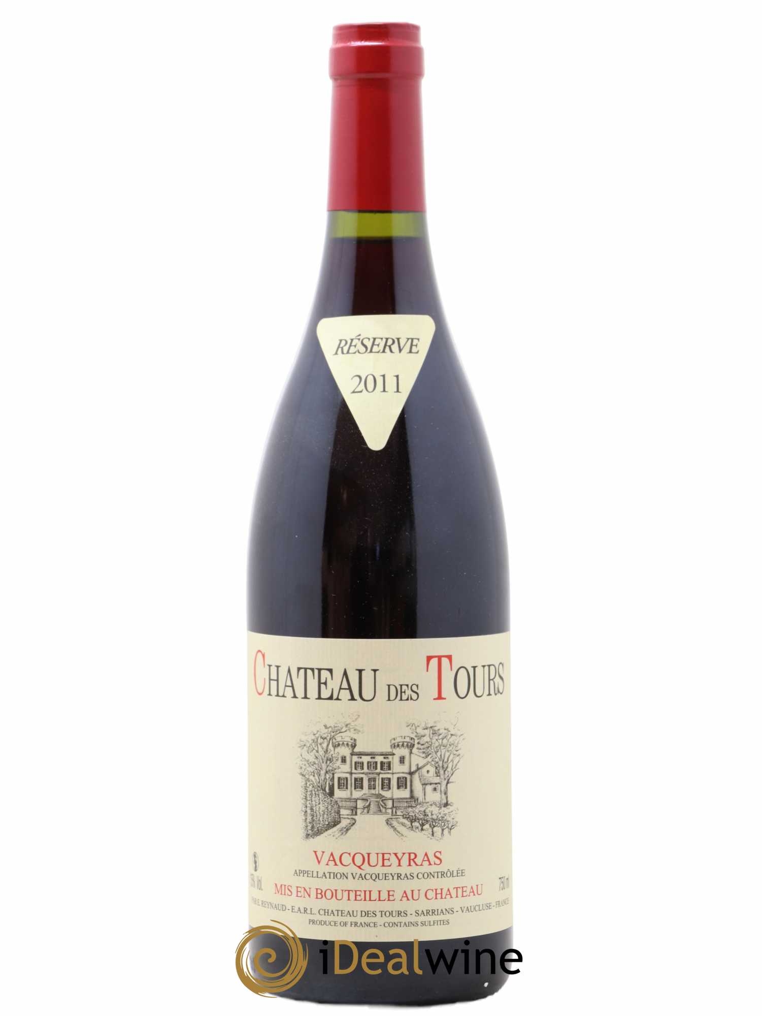 Vacqueyras Château des Tours Emmanuel Reynaud 2011 - Lot de 1 bouteille - 0