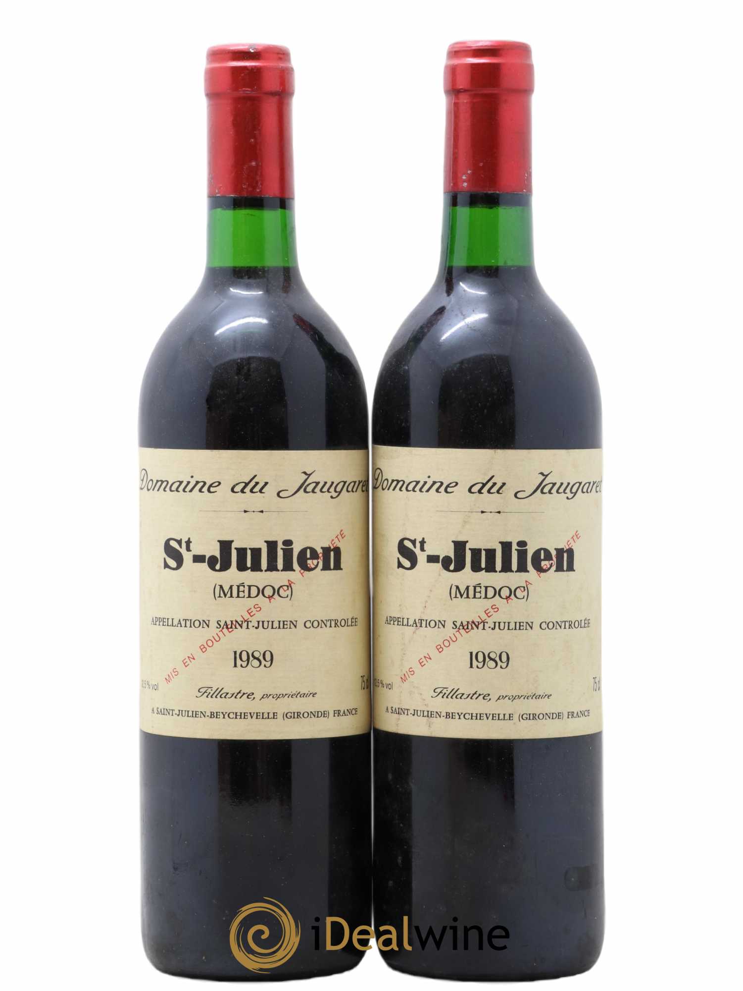 Domaine du Jaugaret 1989 - Lot de 2 bouteilles - 0